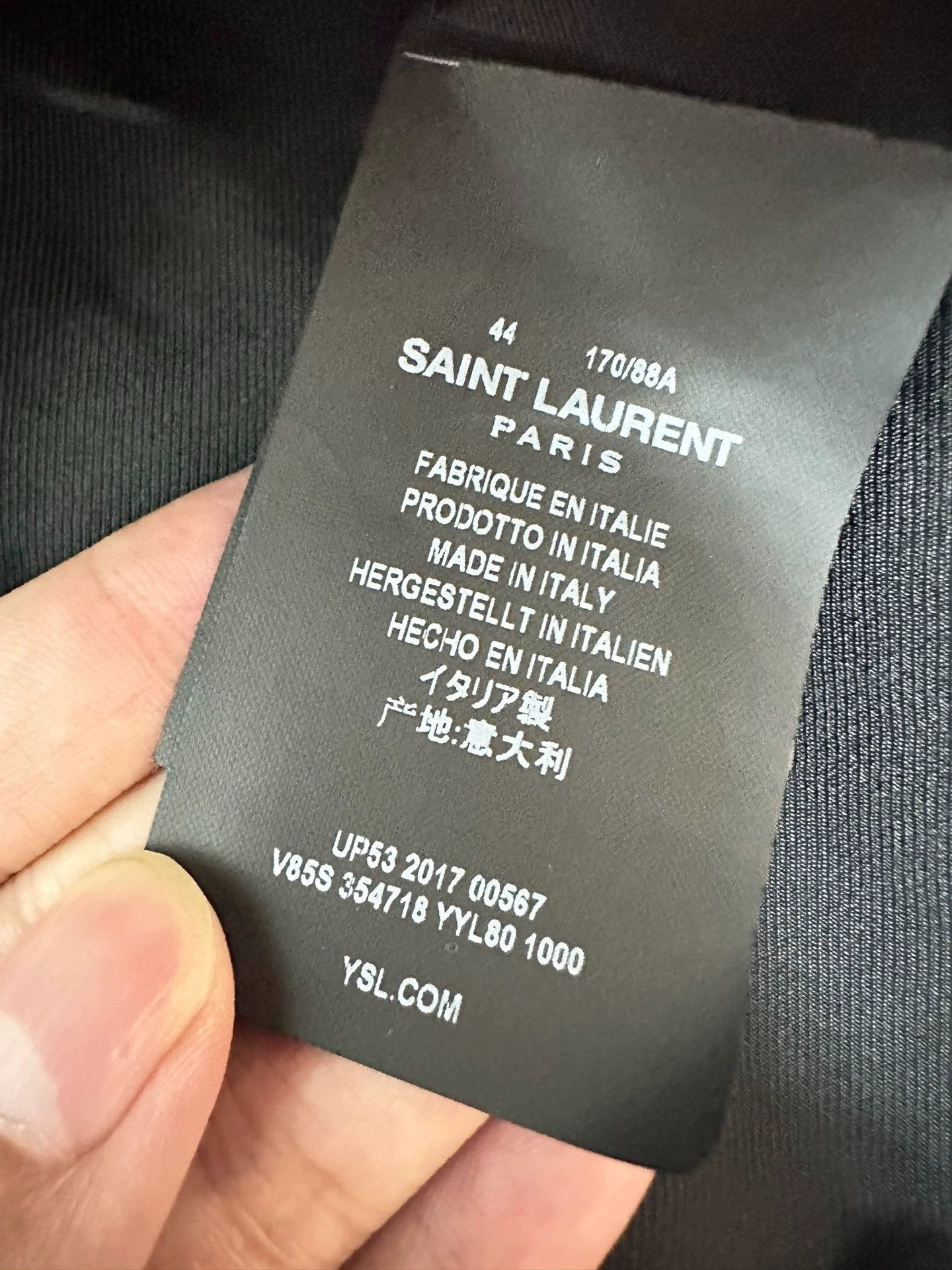 Saint Laurent Paris Saint Laurent Paris Black and white baseball jacket Size US S / EU 44-46 / 1 - 4 Thumbnail