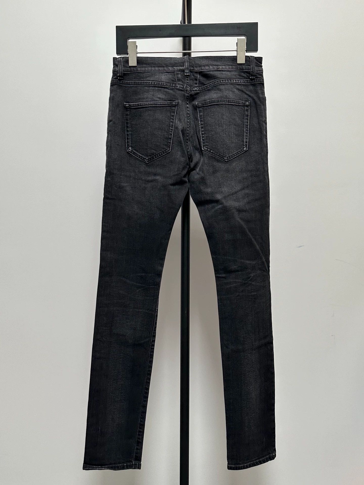 Saint Laurent Paris Saint Laurent Paris D02 Single Knee Knife Cutting Jeans Size US 31 - 2 Thumbnail