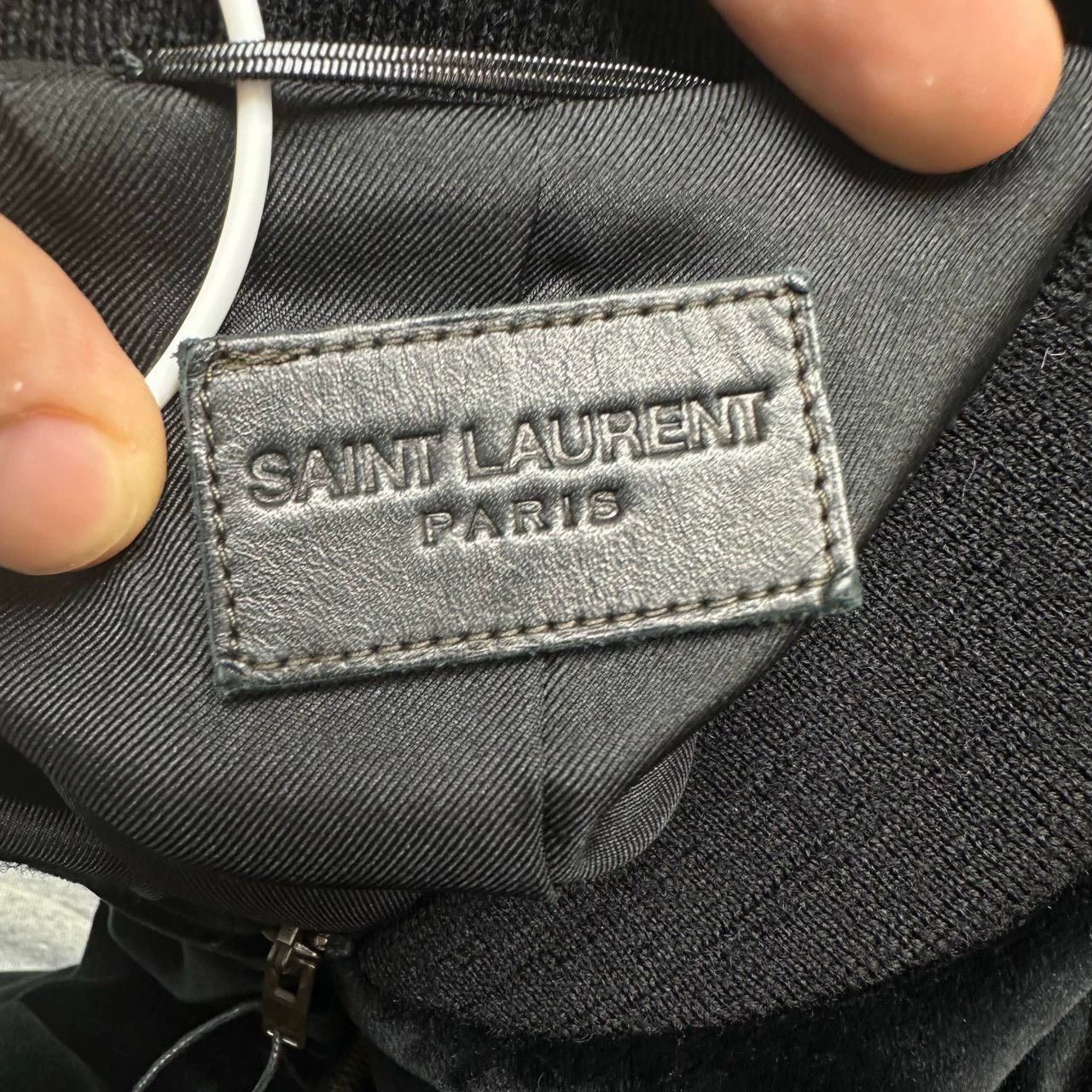 Saint Laurent Paris Saint Laurent Paris Black velvet note rivet jacket Size US M / EU 48-50 / 2 - 3 Thumbnail