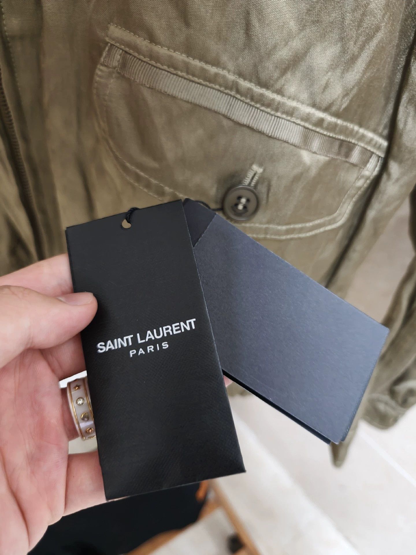 Saint Laurent Paris Saint Laurent Paris Brown pilot jacket Size US XL / EU 56 / 4 - 2 Thumbnail
