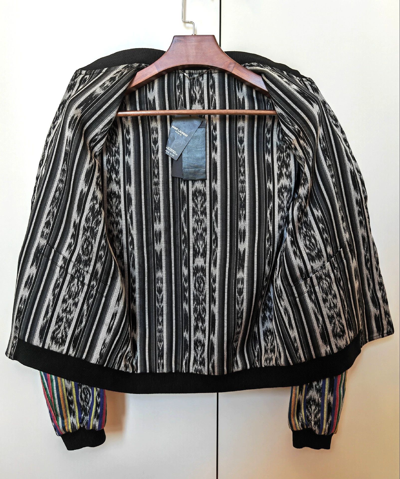 Saint Laurent Paris Saint Laurent Paris Double sided striped jacket Size US M / EU 48-50 / 2 - 3 Thumbnail