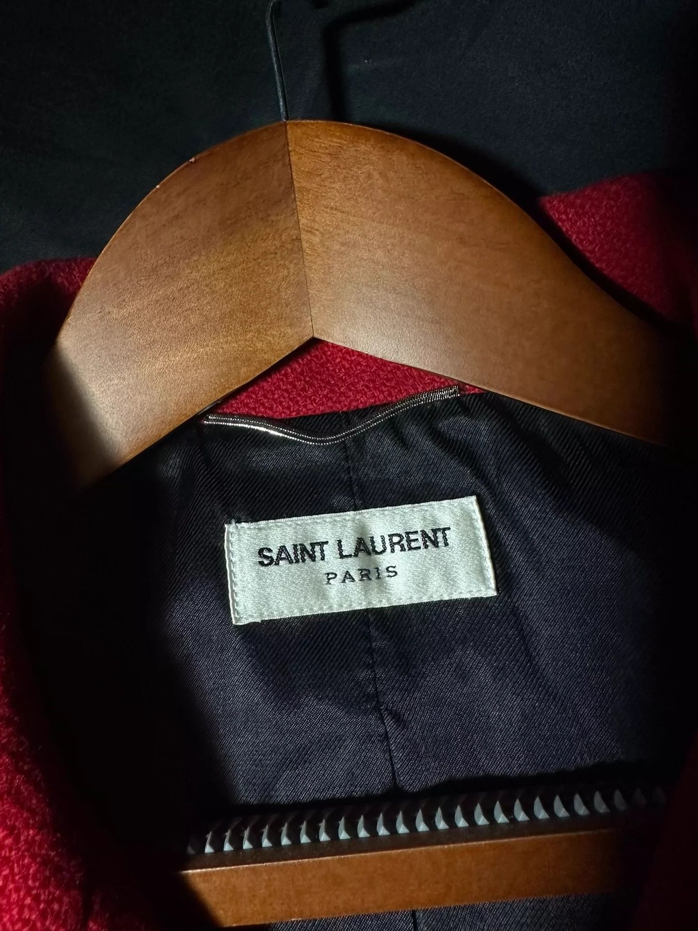 Saint Laurent Paris Saint Laurent Paris Red leopard print baseball jacket Size US S / EU 44-46 / 1 - 5 Thumbnail