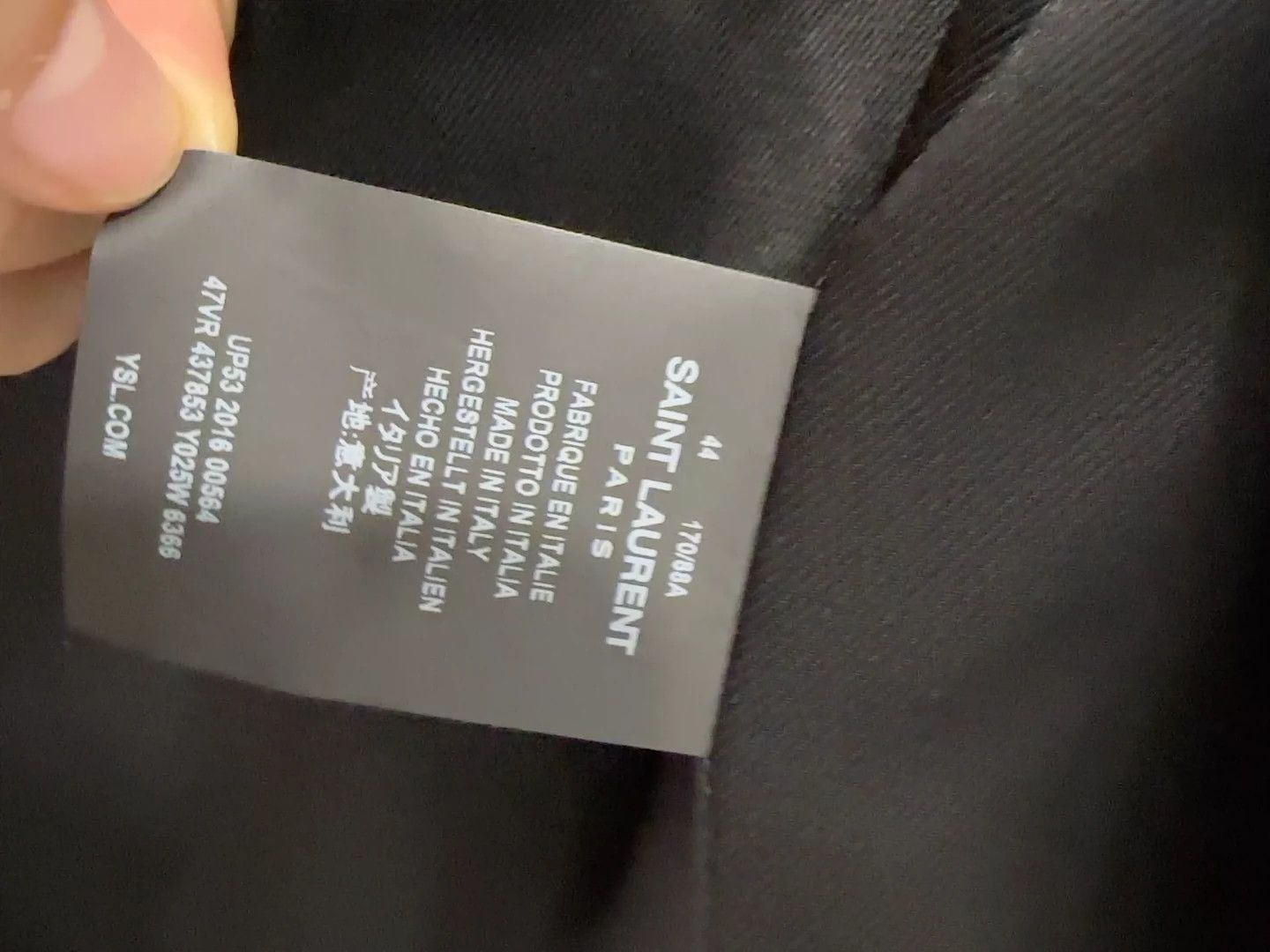 Saint Laurent Paris Saint Laurent Paris Red velvet note jacket Size US L / EU 52-54 / 3 - 5 Thumbnail