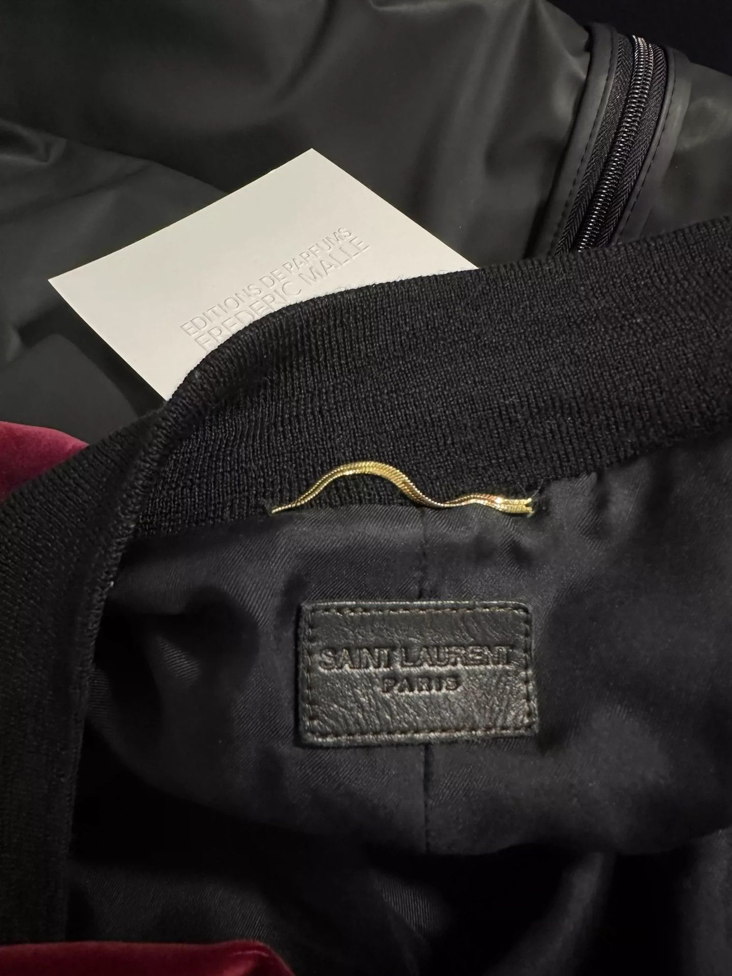 Saint Laurent Paris Saint Laurent Paris Red velvet note jacket Size US XL / EU 56 / 4 - 6 Thumbnail