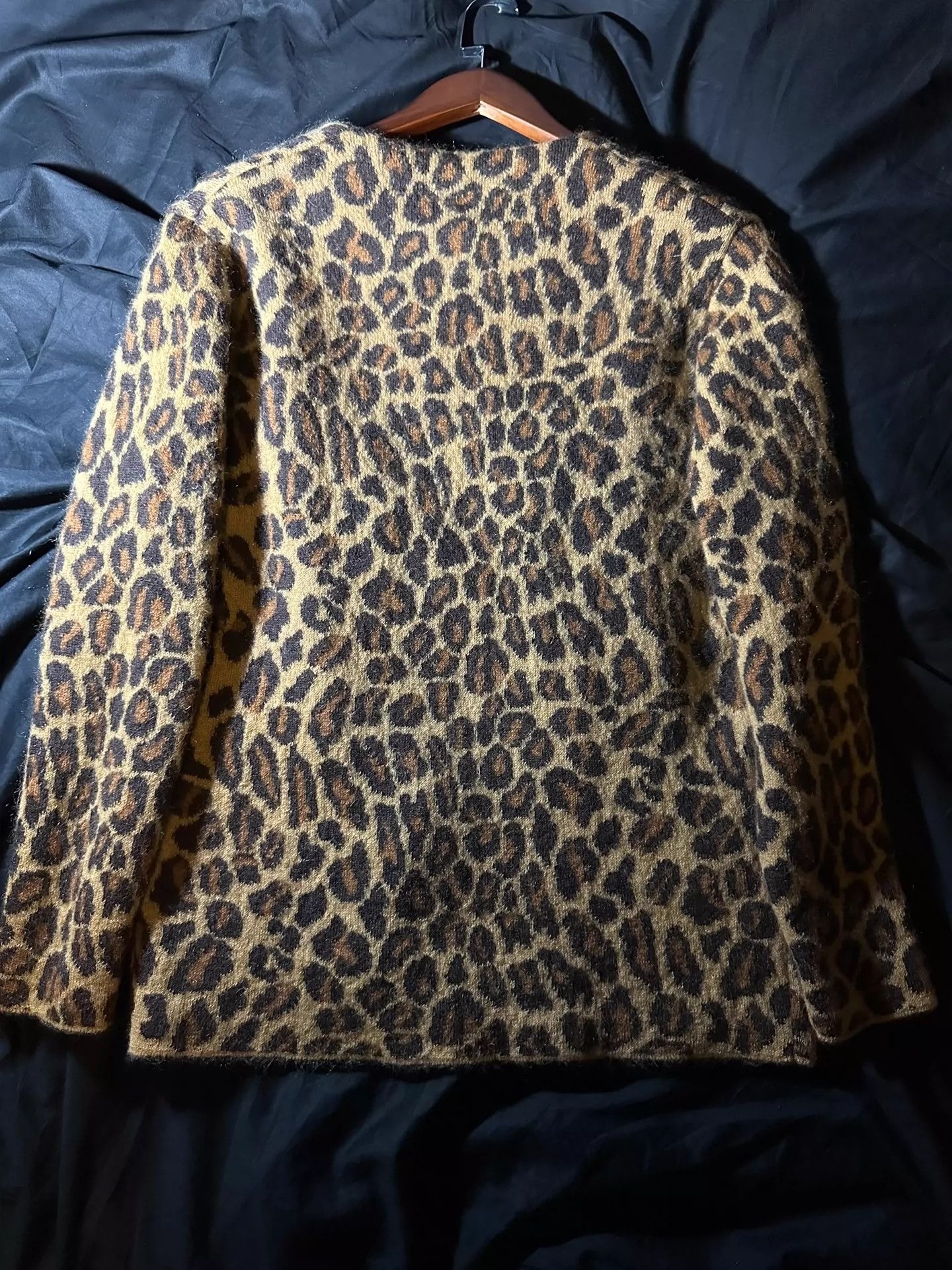 Saint Laurent Paris Saint Laurent Paris Leopard print wool cardigan Size US M / EU 48-50 / 2 - 3 Thumbnail