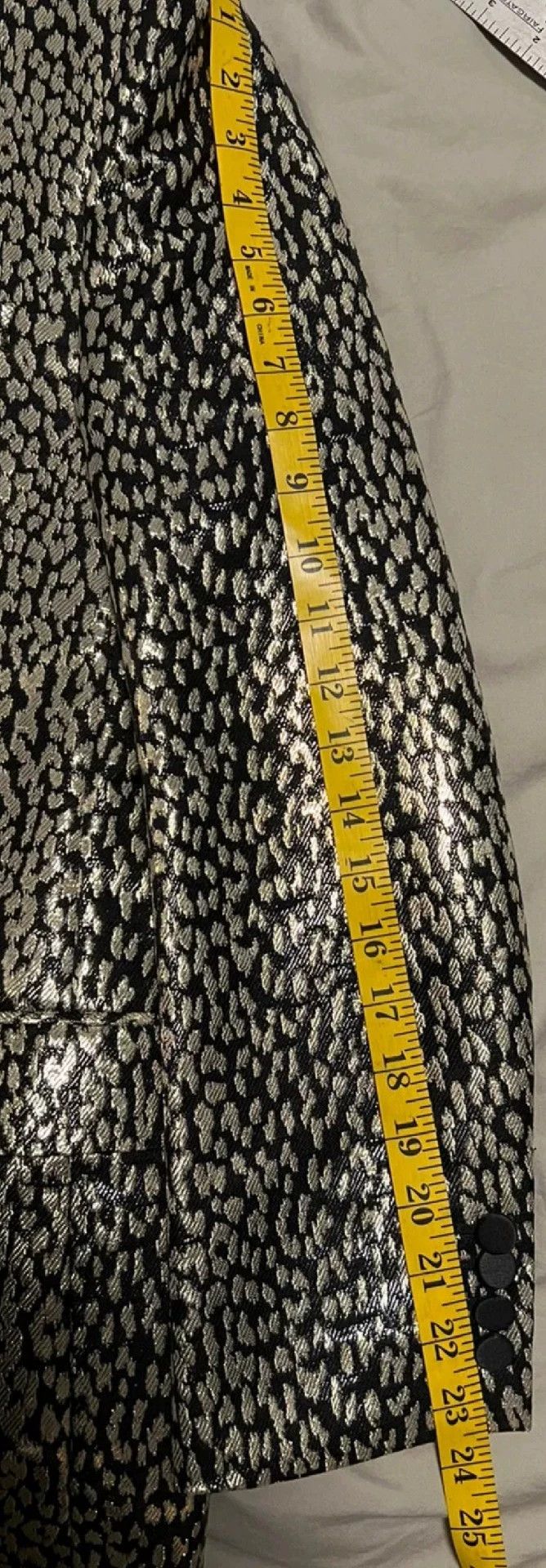 Saint Laurent Paris Saint Laurent Paris Scale leopard print jacket Size US L / EU 52-54 / 3 - 9 Thumbnail
