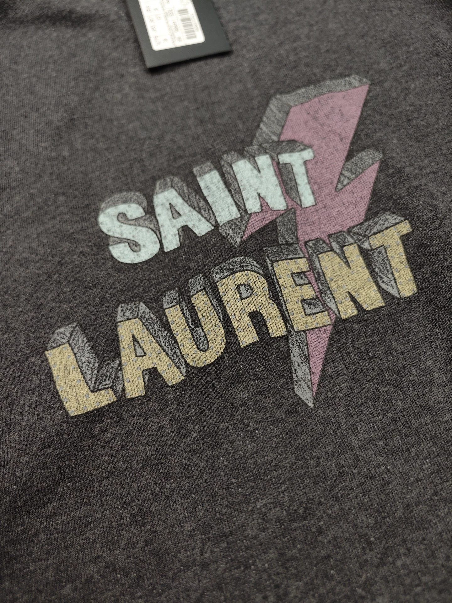 Saint Laurent Paris Saint Laurent Paris Logo printed hoodie Size US XL / EU 56 / 4 - 2 Thumbnail