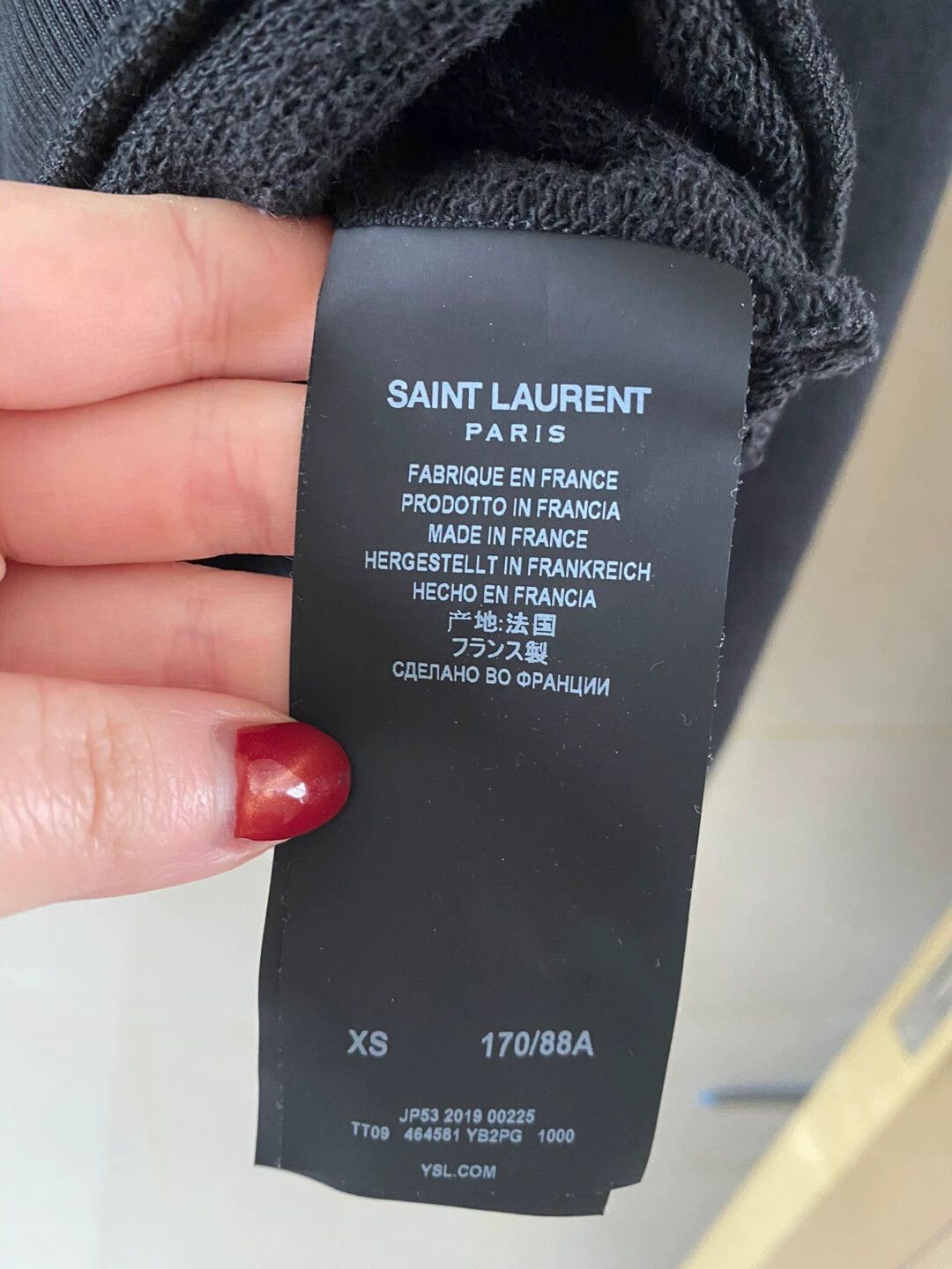 Saint Laurent Paris Saint Laurent Paris Classic solid color hoodie Size US XS / EU 42 / 0 - 4 Thumbnail