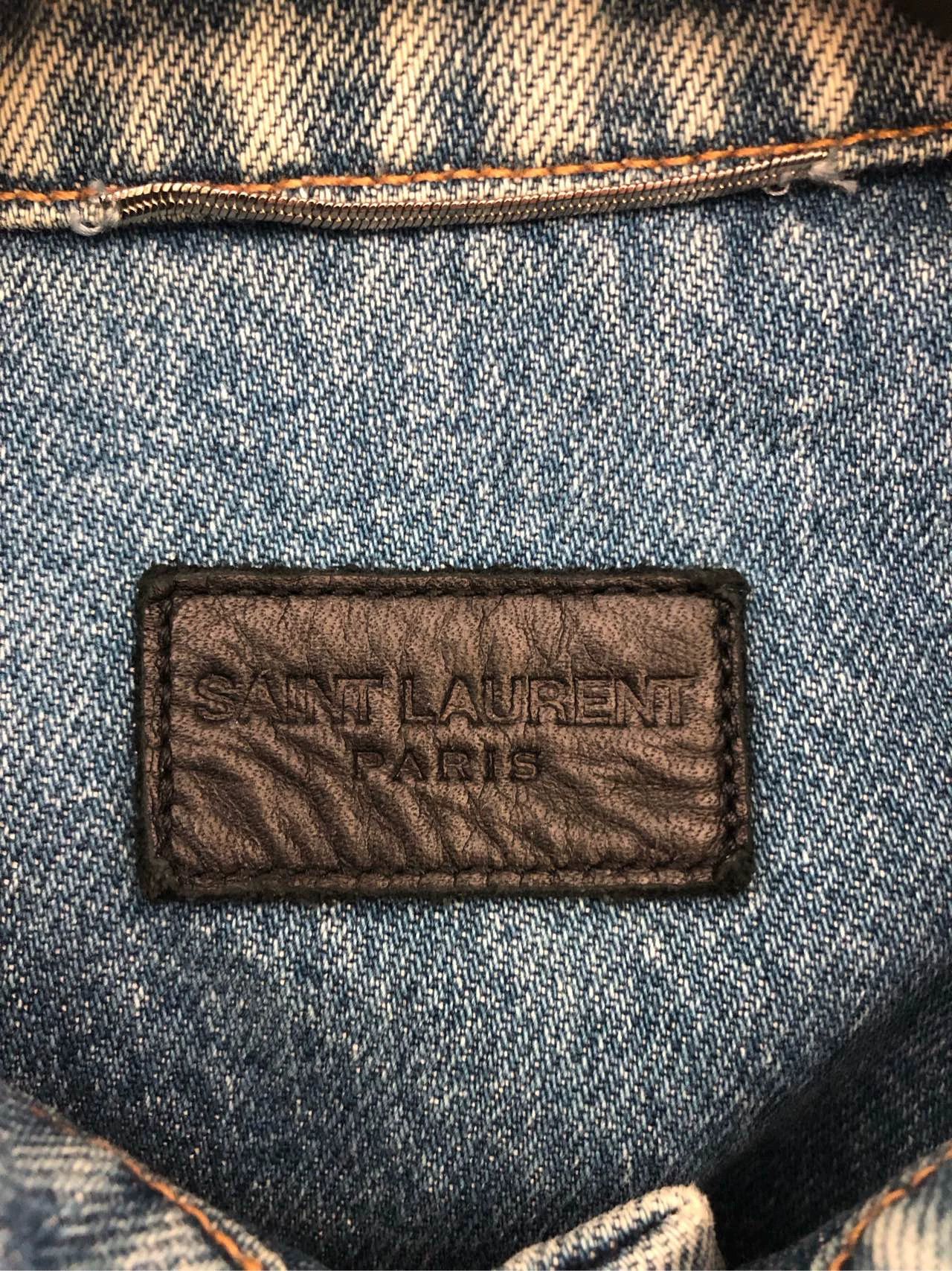 Saint Laurent Paris Saint Laurent Paris Classic blue denim jacket Size US S / EU 44-46 / 1 - 6 Thumbnail