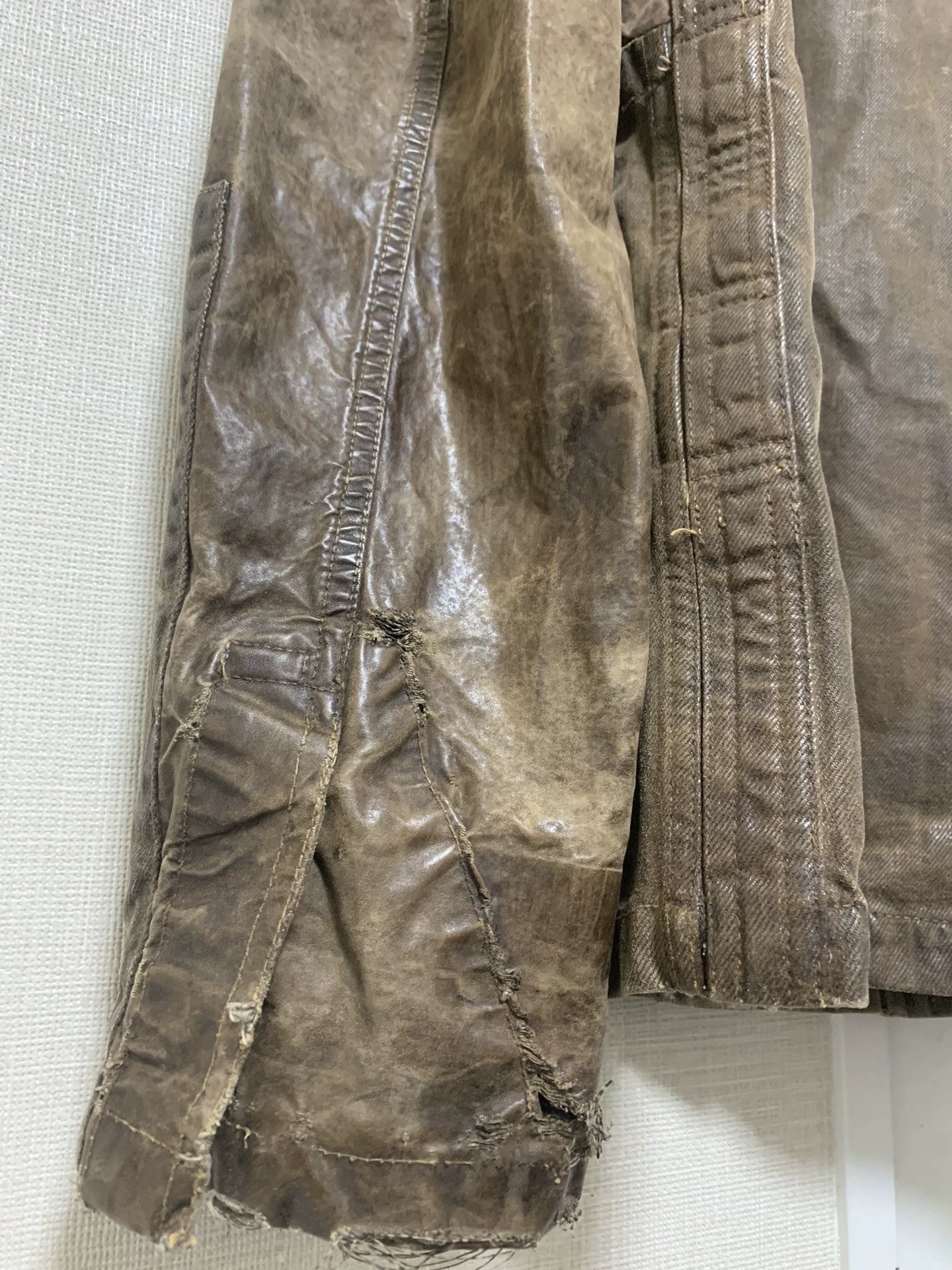 Rick Owens Rick Owens leather jacket Size US XL / EU 56 / 4 - 4 Thumbnail