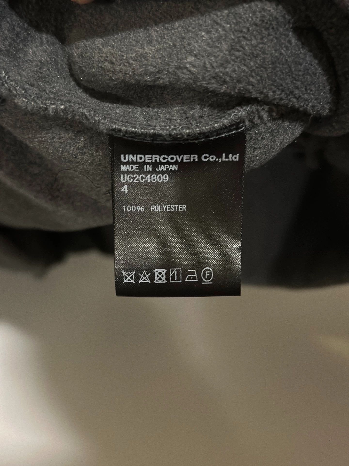 Undercover Ghost hand hoodie