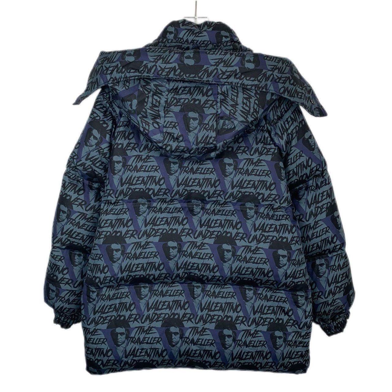 Undercover Valentino x Undercover logo full print matching color hooded down jacket Size US M / EU 48-50 / 2 - 2 Thumbnail