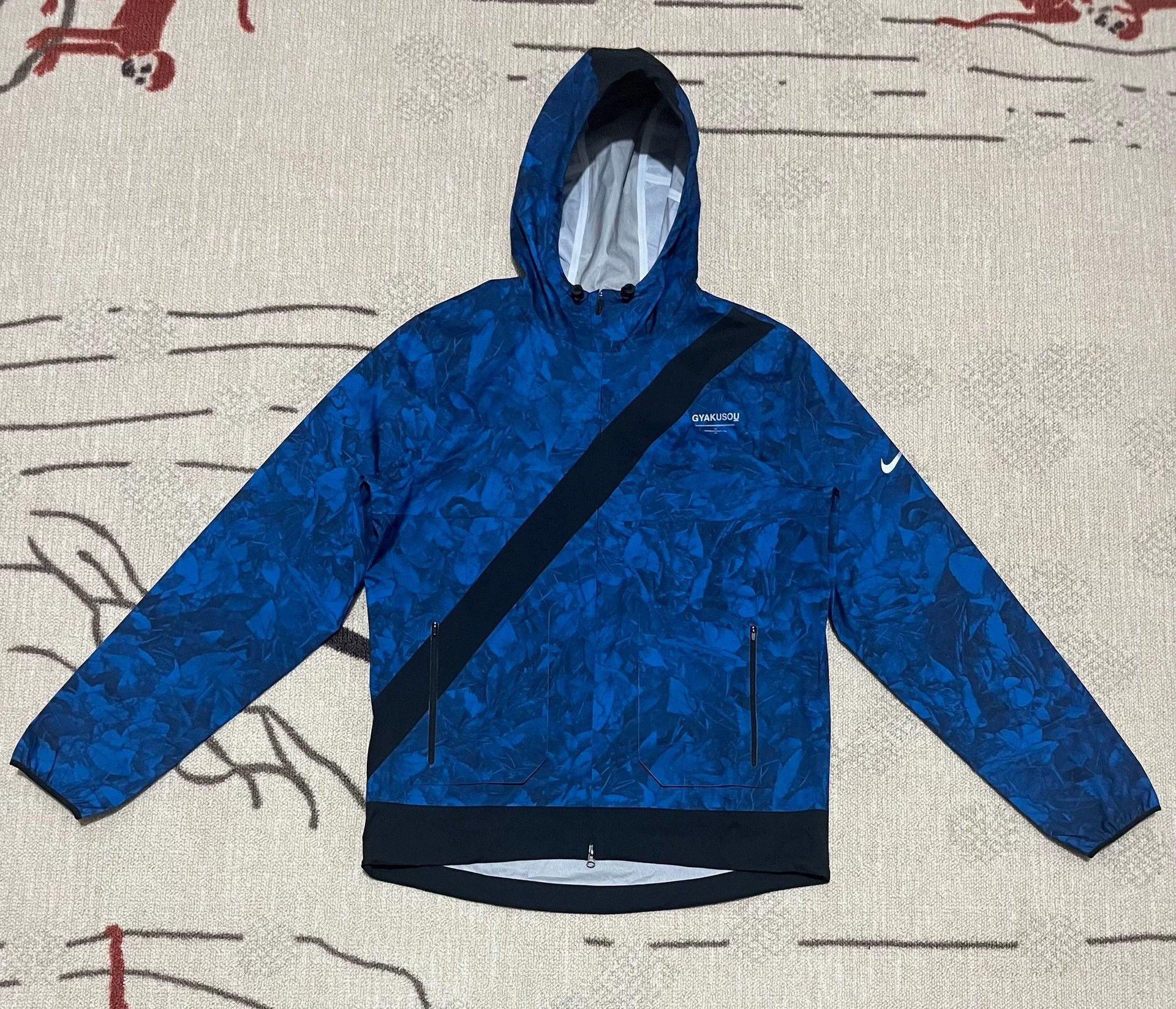 Undercover NIKE GYAKUSOU UNDERCOVER blue maple Leaf jacket Size US L / EU 52-54 / 3 - 3 Thumbnail