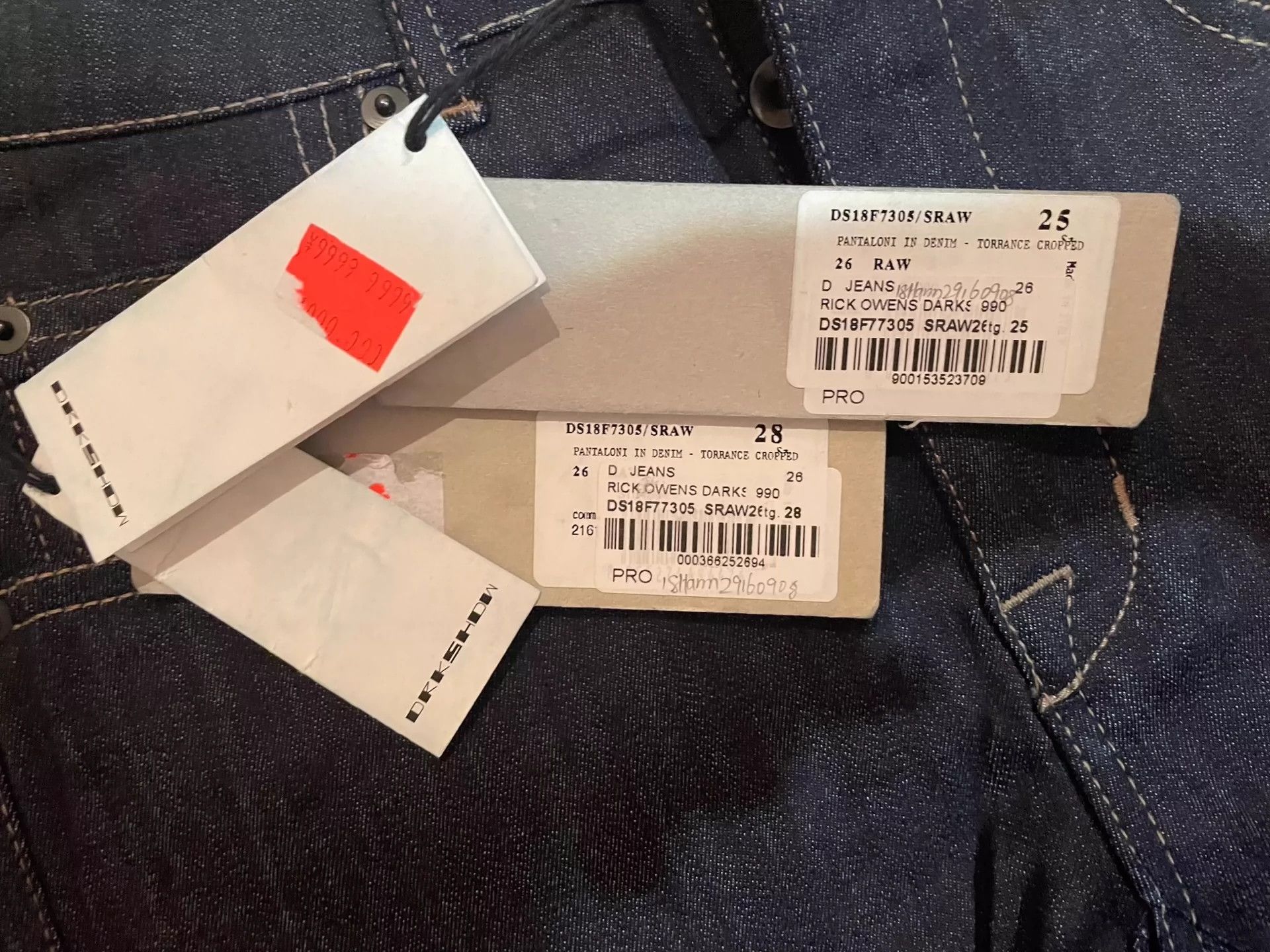 Rick Owens Rick Owens Jeans Size US 30 / EU 46 - 3 Thumbnail
