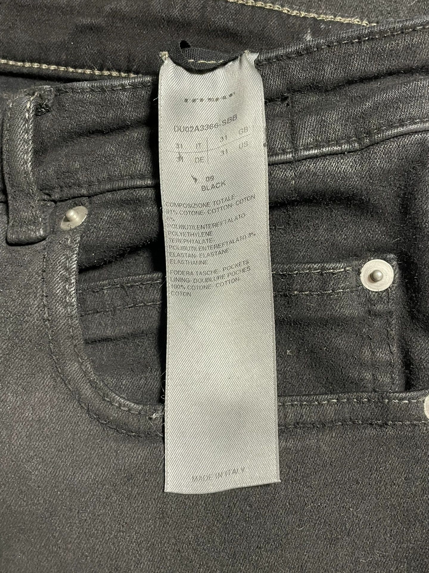 Rick Owens Rick Owens Wax pants Size US 33 - 3 Thumbnail