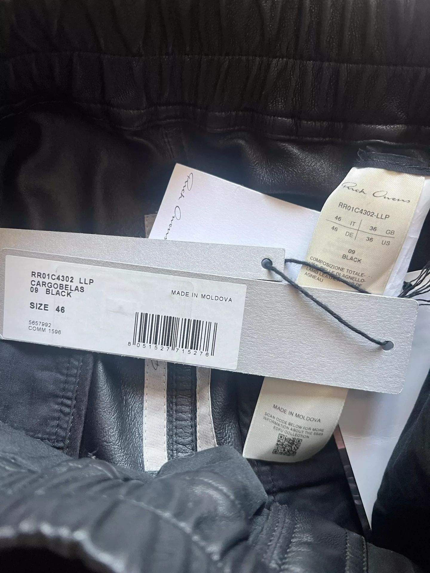 Rick Owens Rick Owens lambskin Size US 32 / EU 48 - 2 Thumbnail