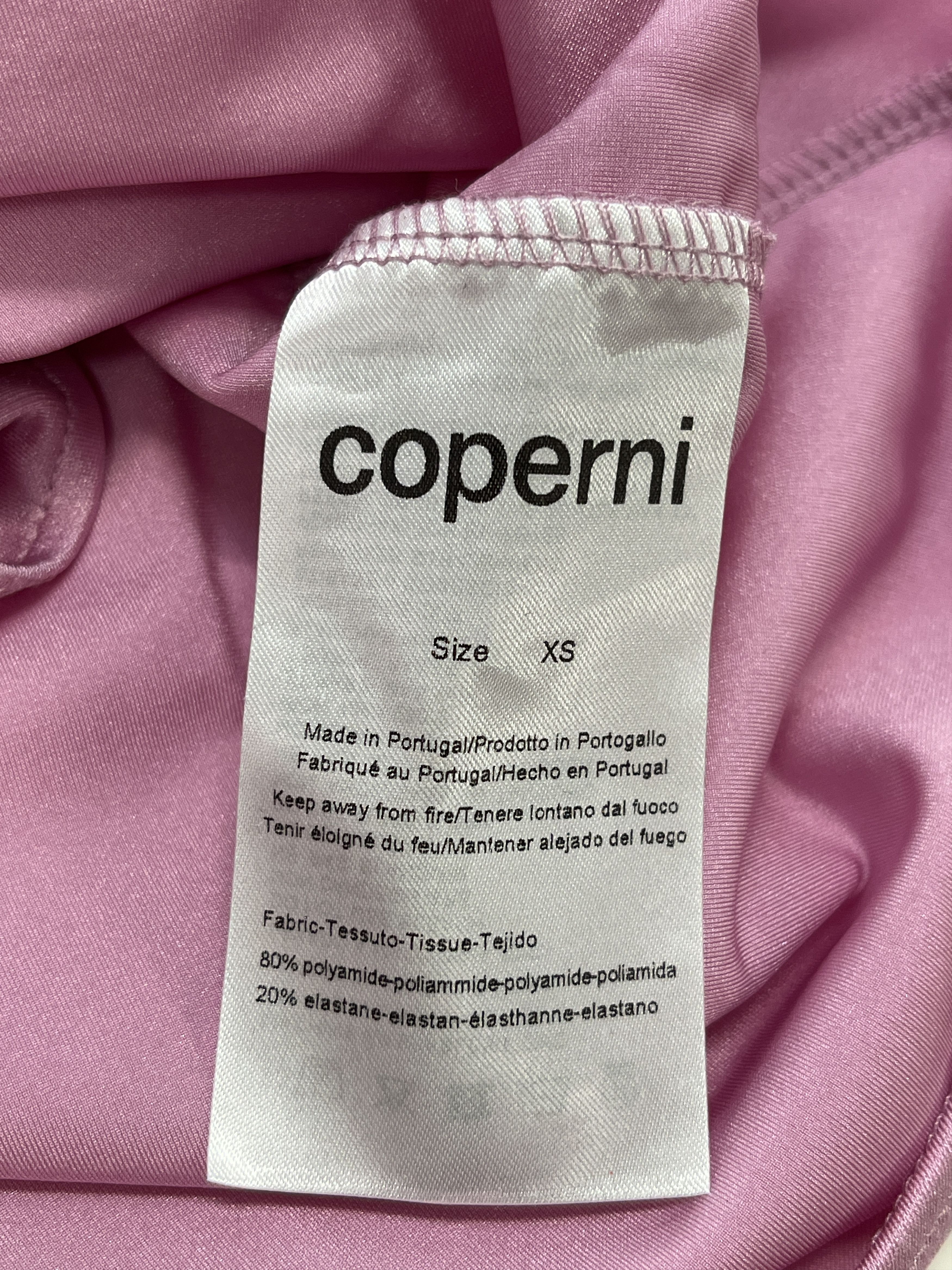 Coperni Twisted Cut Out Jersey Bodysuit Size XS / US 0-2 / IT 36-38 - 4 Thumbnail