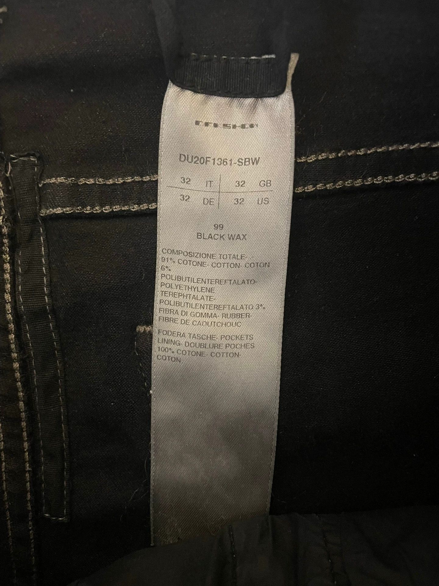 Rick Owens Rick Owens Metal coated waxed jeans Size US 32 / EU 48 - 2 Thumbnail