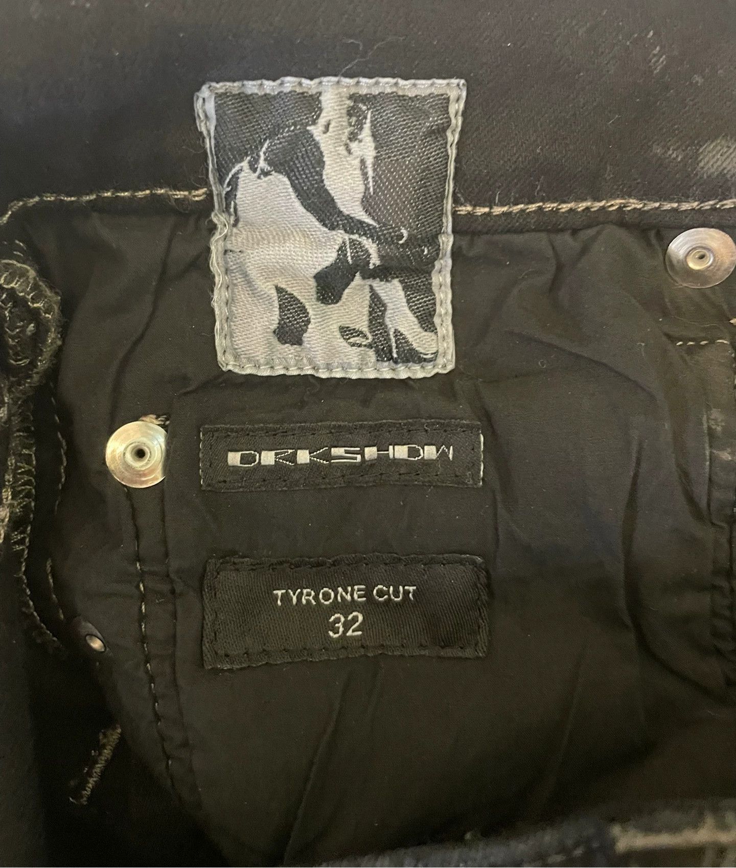 Rick Owens Rick Owens Metal coated waxed jeans Size US 32 / EU 48 - 3 Thumbnail