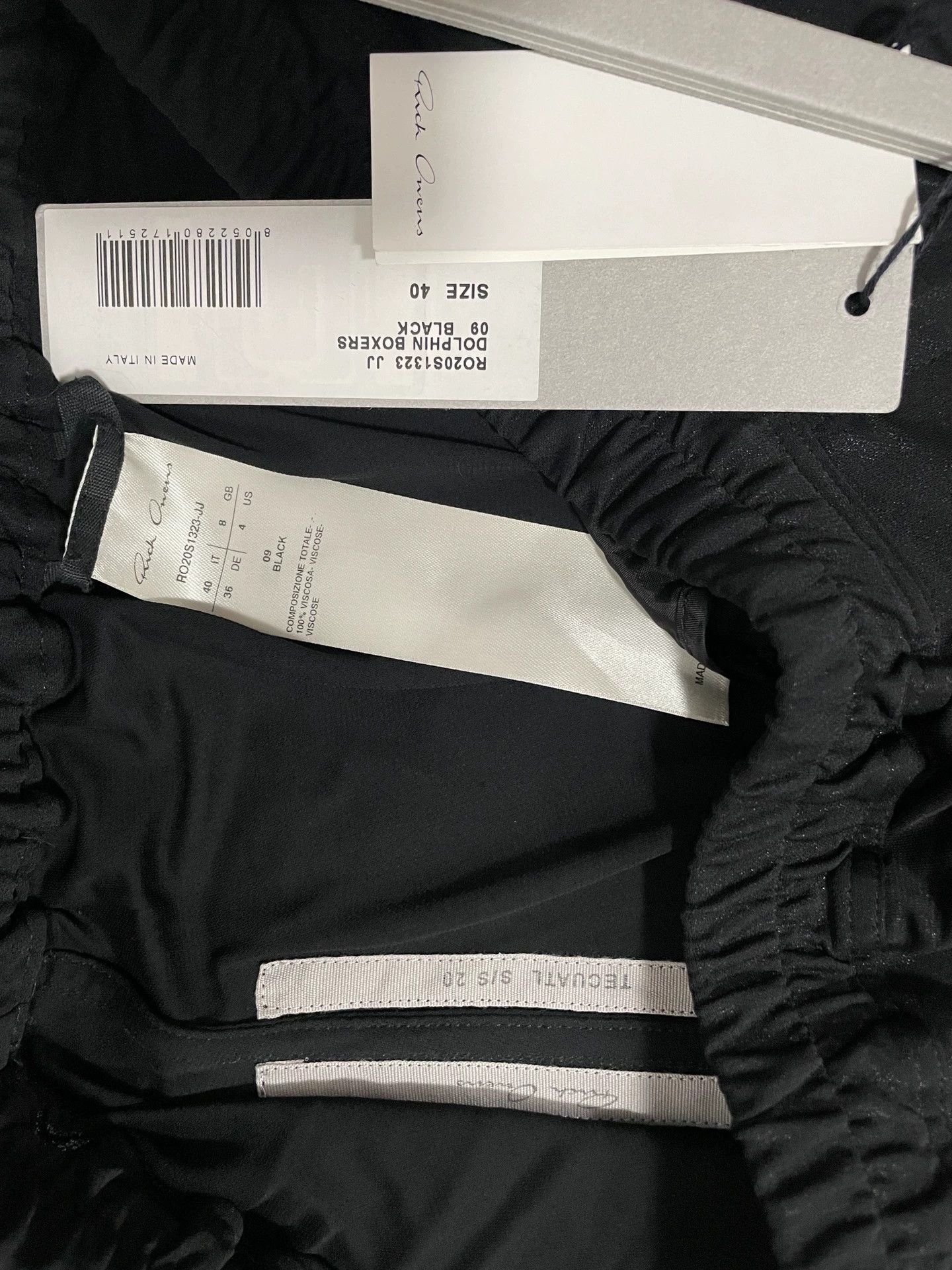 Rick Owens Rick Owens Show Silk Split Boxing Shorts Size US 36 / EU 52 - 4 Thumbnail