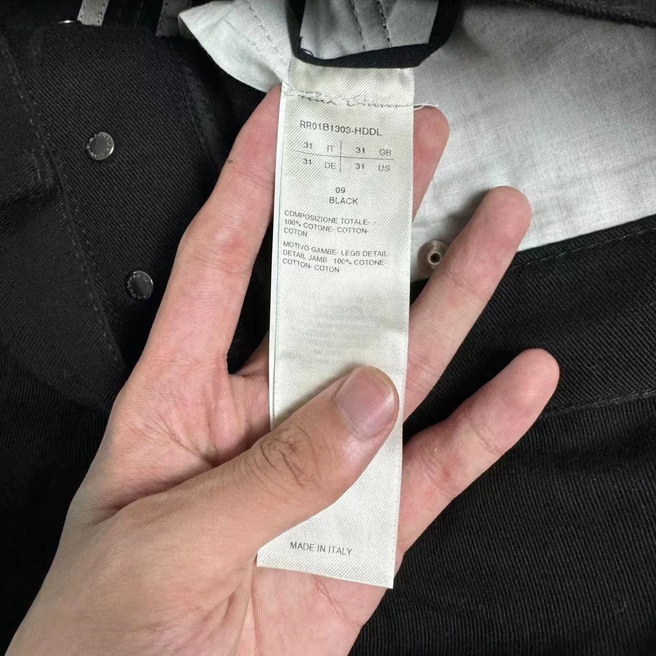 Rick Owens Rick Owens Jeans Size US 31 - 3 Thumbnail