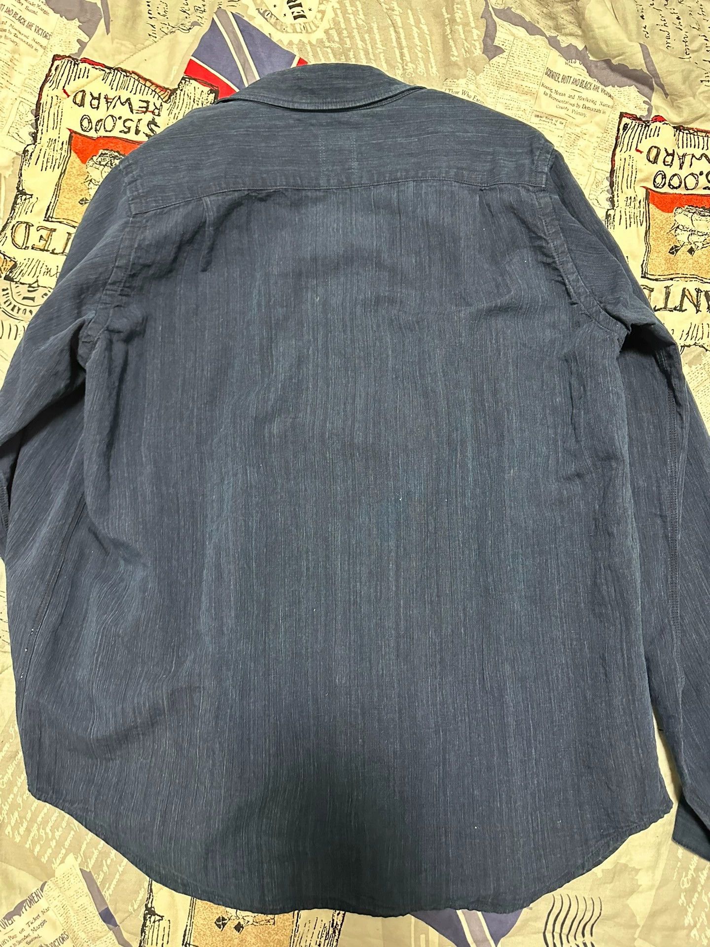 Visvim visvim vv ict linen blend shirt Size US L / EU 52-54 / 3 - 2 Thumbnail