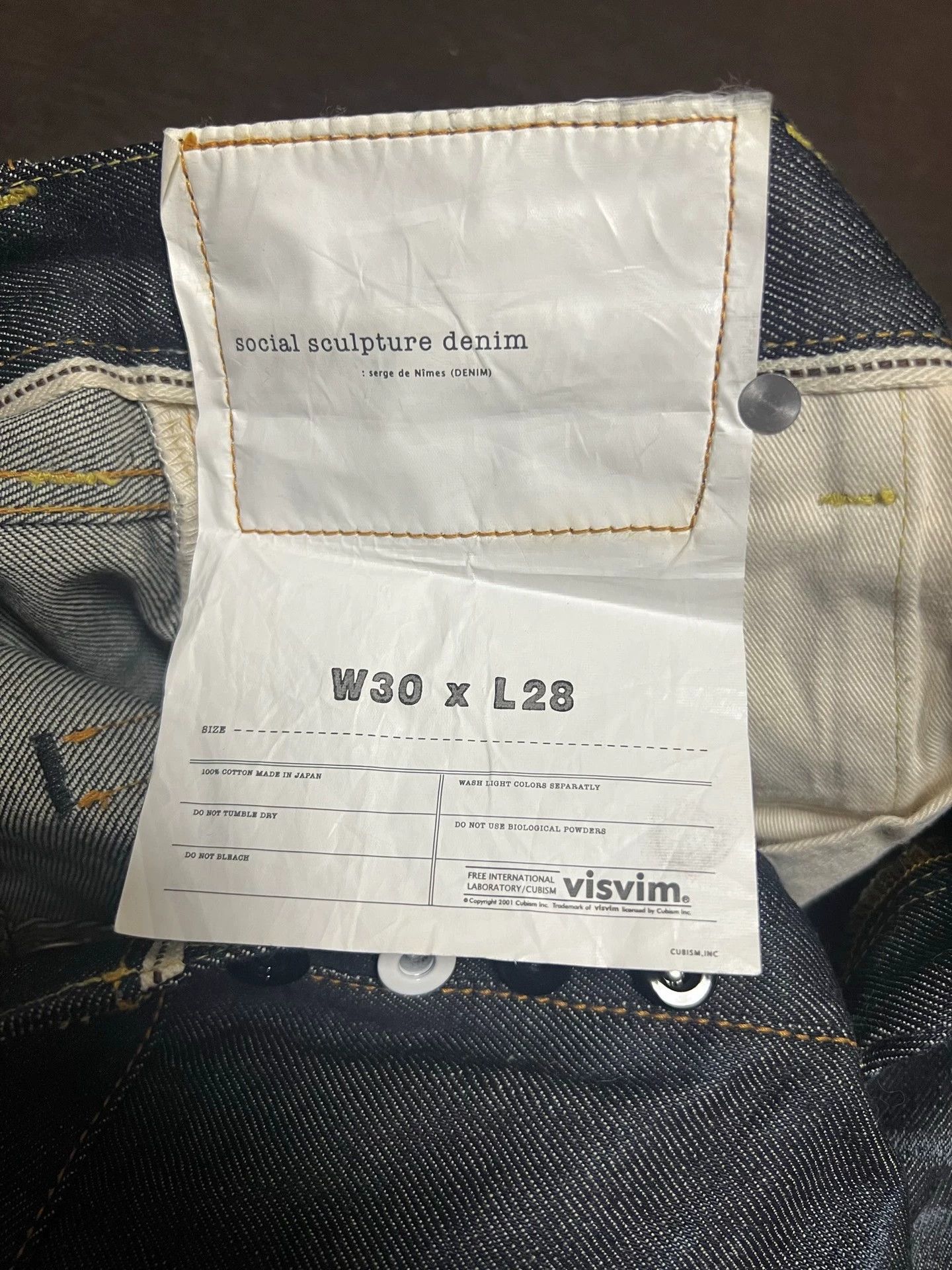 Visvim visvim 10 Pant type Violent Wash non-washed nw Size US 30 / EU 46 - 5 Thumbnail