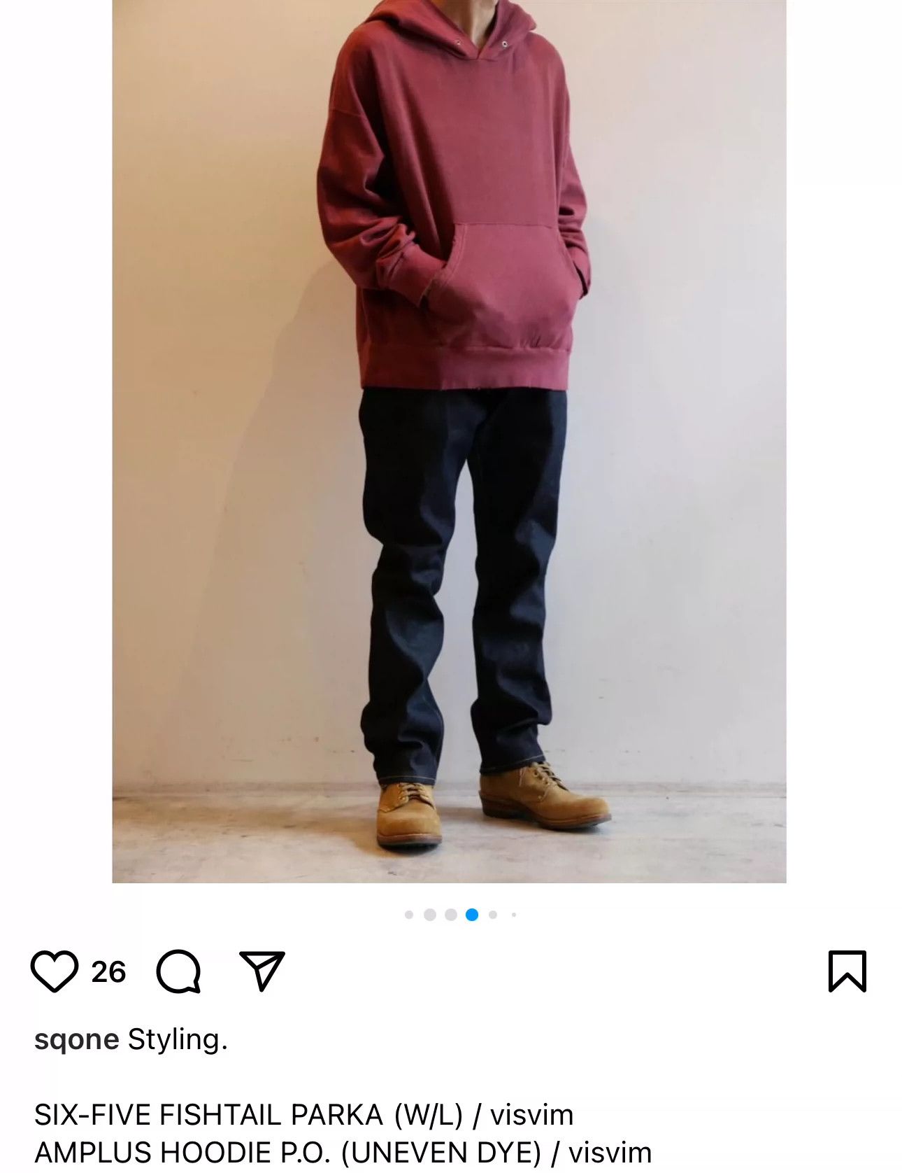 Visvim Visvim 20aw Amplus Hoodie P.O.���Uneven Dye��� Size US M / EU 48-50 / 2 - 3 Thumbnail
