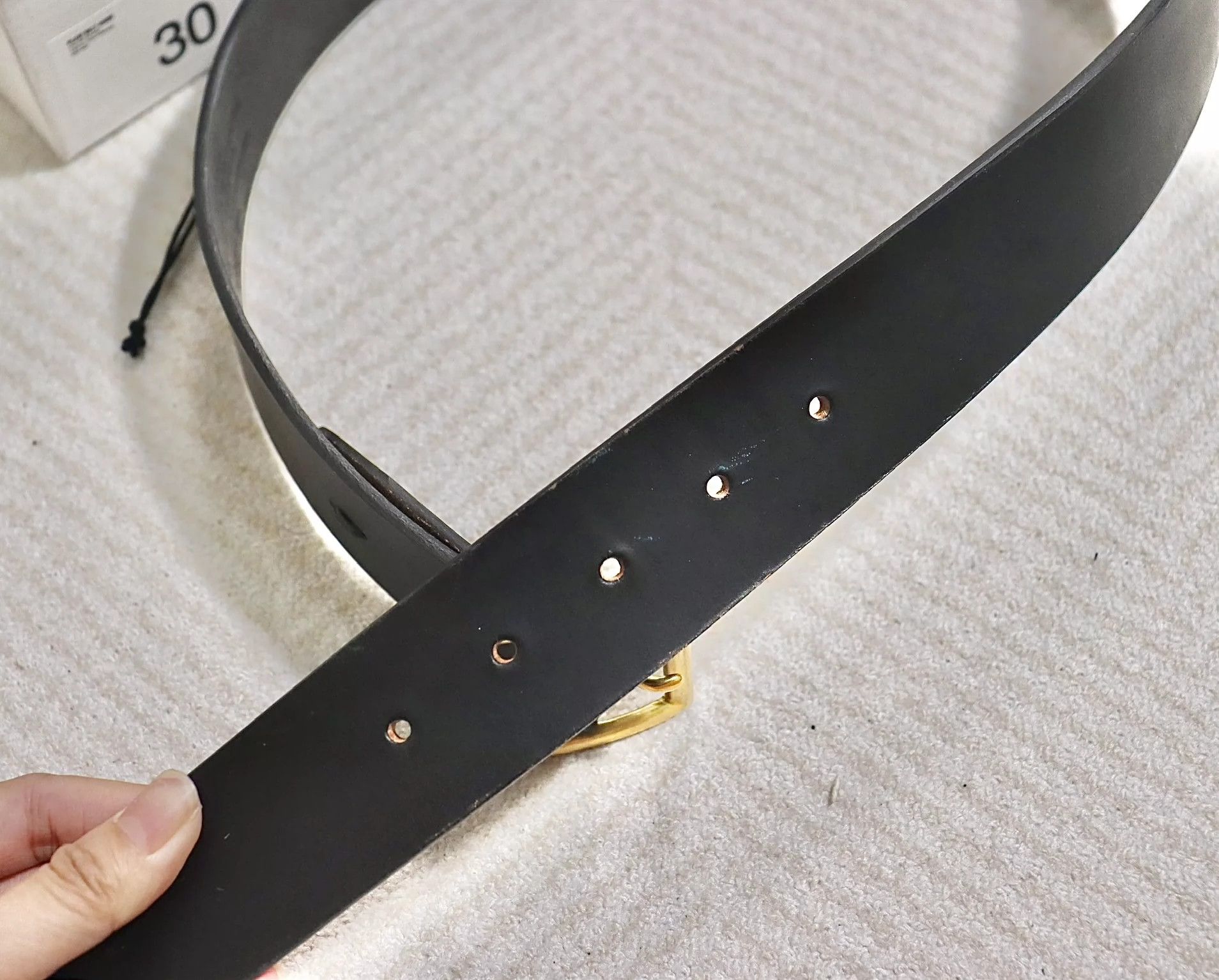 Visvim Visvim 24ss Plain Belt 40mm Size ONE SIZE - 4 Thumbnail