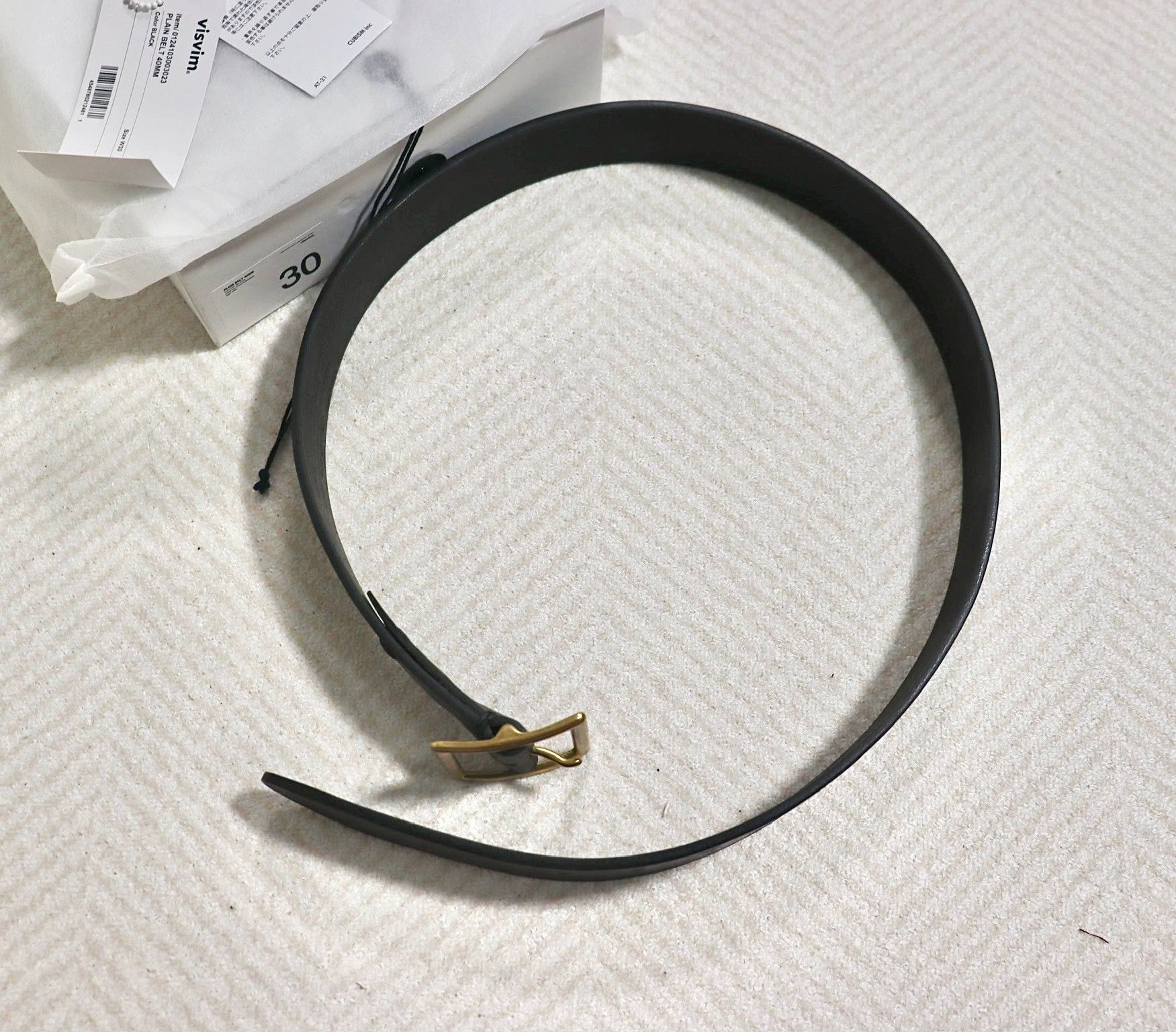 Visvim Visvim 24ss Plain Belt 40mm Size ONE SIZE - 4 Thumbnail