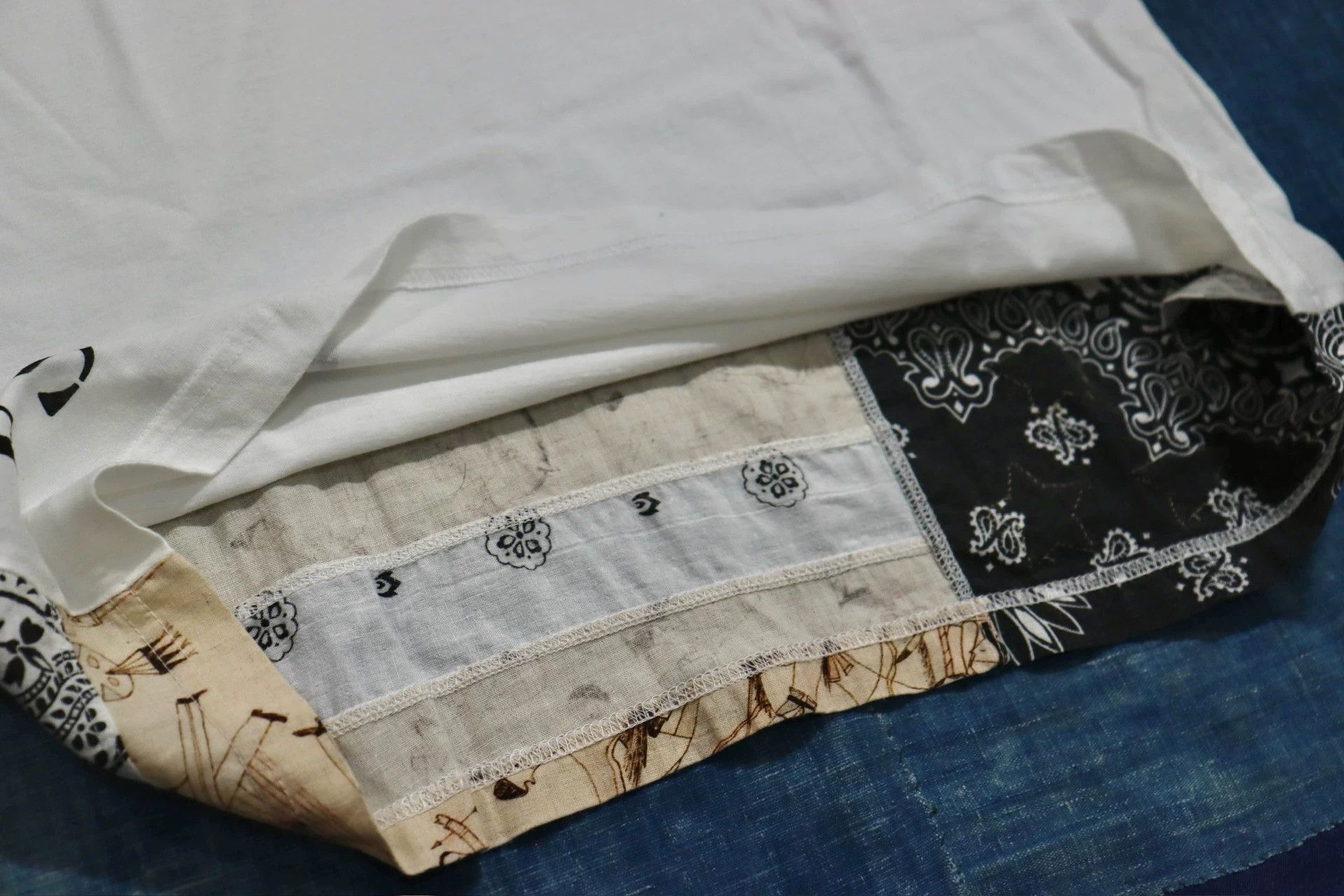Visvim Visvim ICT Flag Tee Stars Indigo Size US XL / EU 56 / 4 - 8 Thumbnail