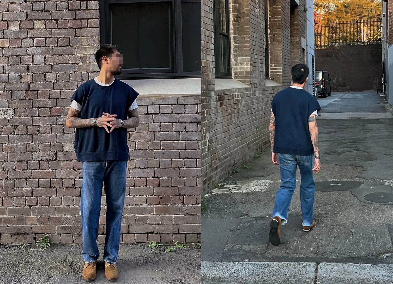 visvim mondo sweat 23ss tie-dye vest
