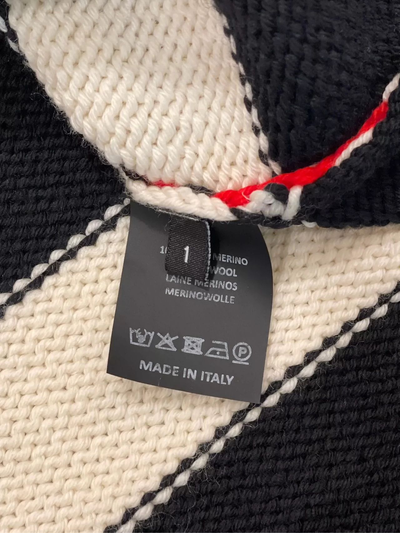 Raf Simons Raf Simons Letter knitted sweater Size US S / EU 44-46 / 1 - 6 Thumbnail