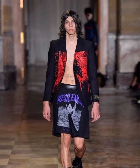 Raf Simons Raf Simons Printed shoulder pad suit Size US M / EU 48-50 / 2 - 6 Thumbnail