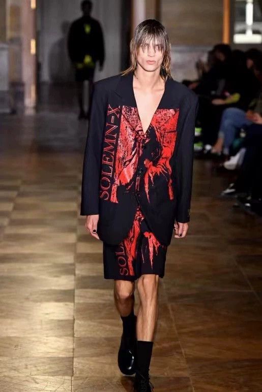 Raf Simons Raf Simons Printed shoulder pad suit Size US M / EU 48-50 / 2 - 7 Thumbnail
