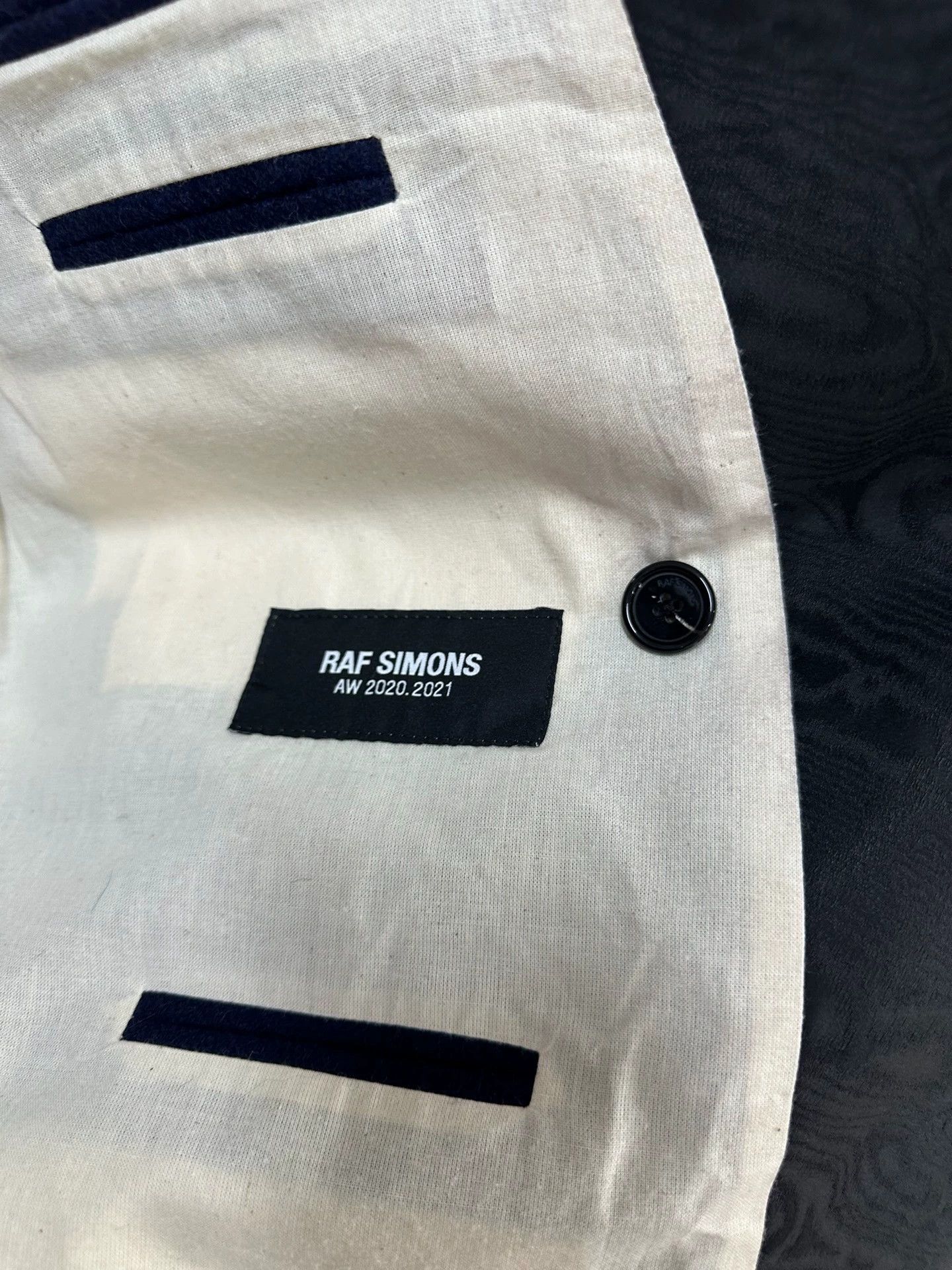 Raf Simons Raf Simons Woolen coat with wide shoulders Size US XL / EU 56 / 4 - 6 Thumbnail
