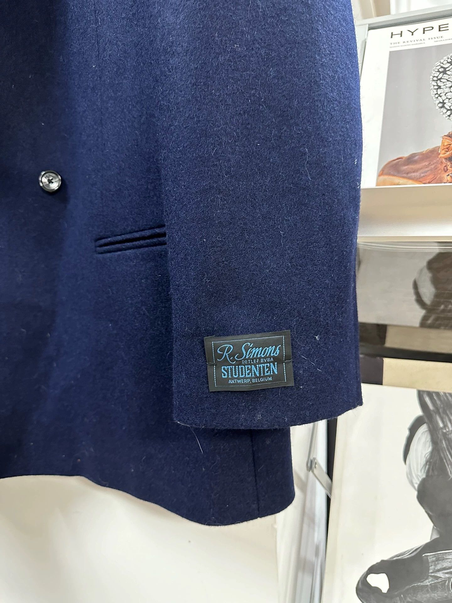 Raf Simons Raf Simons Woolen coat with wide shoulders Size US XL / EU 56 / 4 - 2 Thumbnail