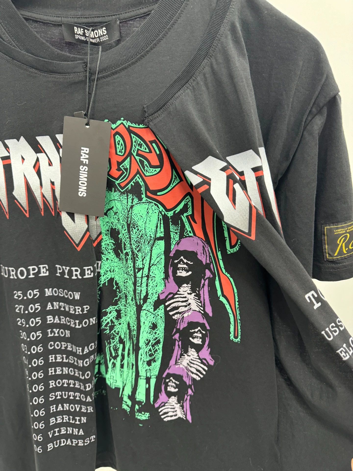 Raf Simons Raf Simons Death deconstructs short sleeves Size US S / EU 44-46 / 1 - 4 Thumbnail