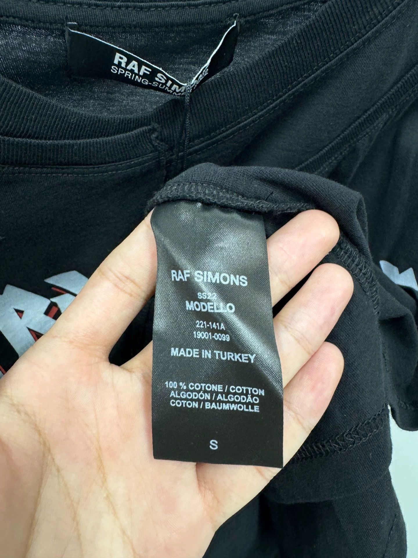 Raf Simons Raf Simons Death deconstructs short sleeves Size US S / EU 44-46 / 1 - 7 Thumbnail