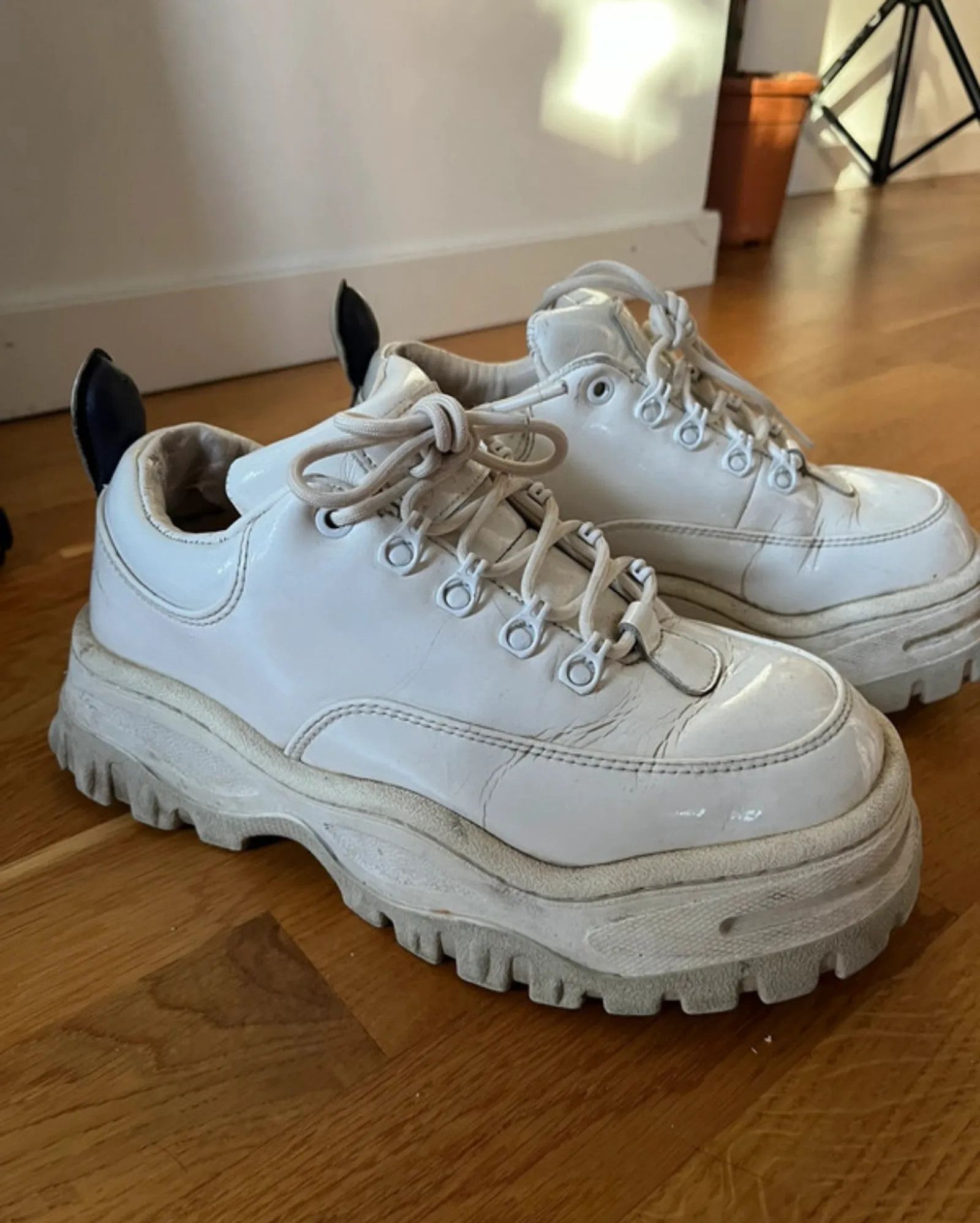 Eytys Eytys Angel Canvas Ecru Sneakers Grailed