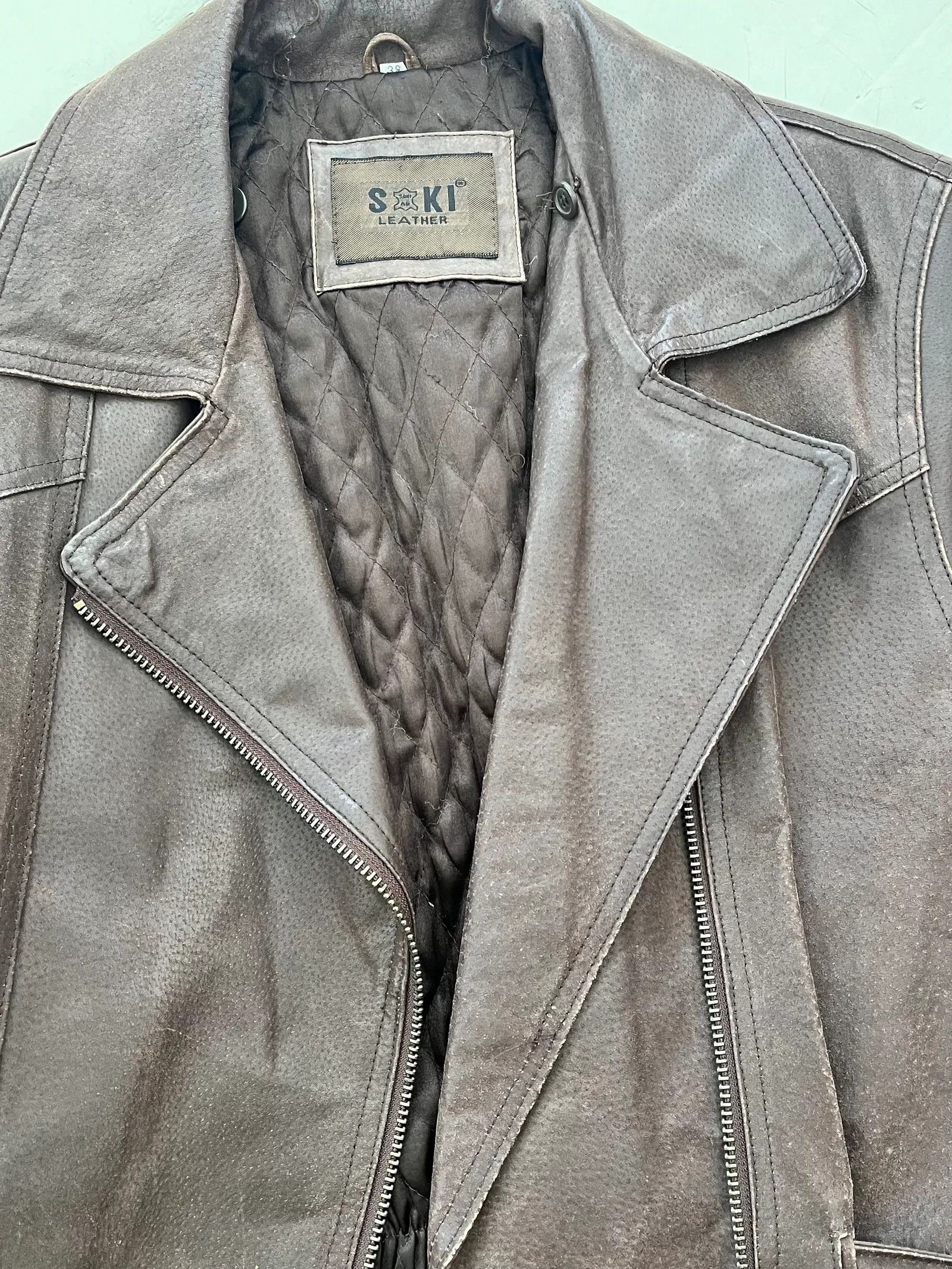 Leather Saki Leather Jacket Size S / US 4 / IT 40 - 3 Thumbnail