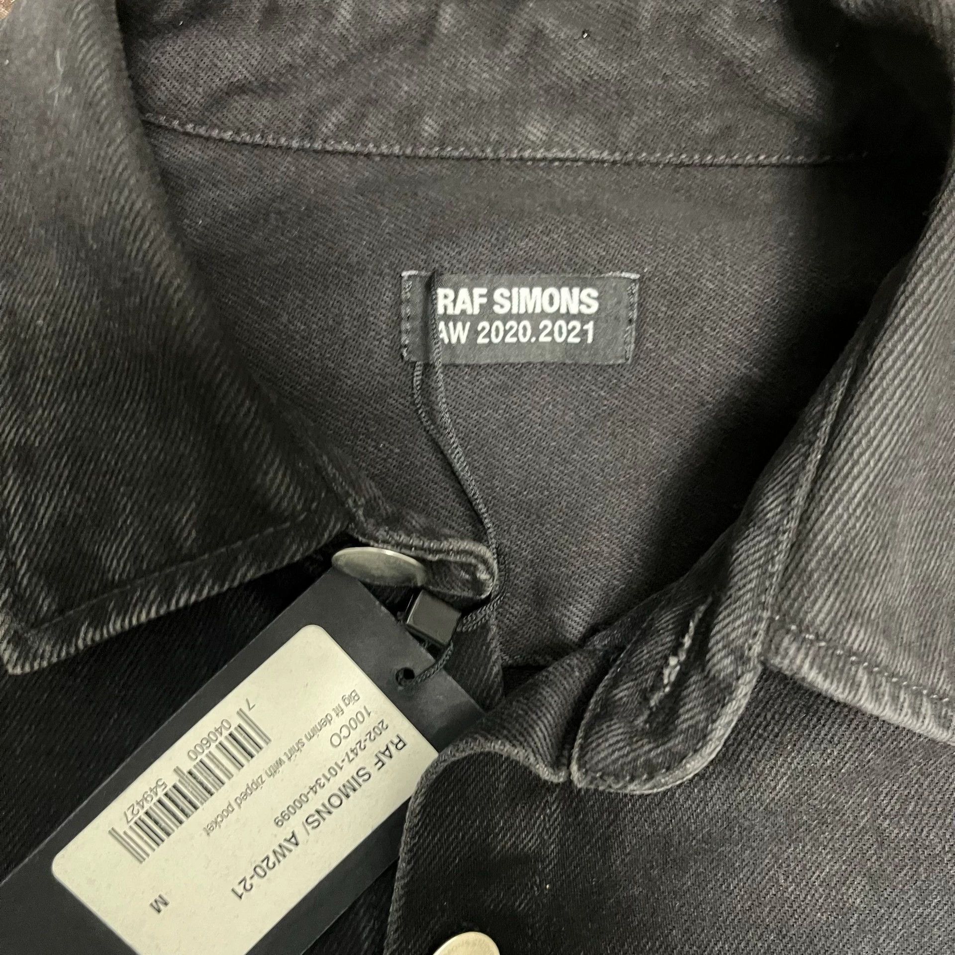 Raf Simons Raf Simons Zipper leather large profile wash jeans jacket Size US M / EU 48-50 / 2 - 5 Thumbnail