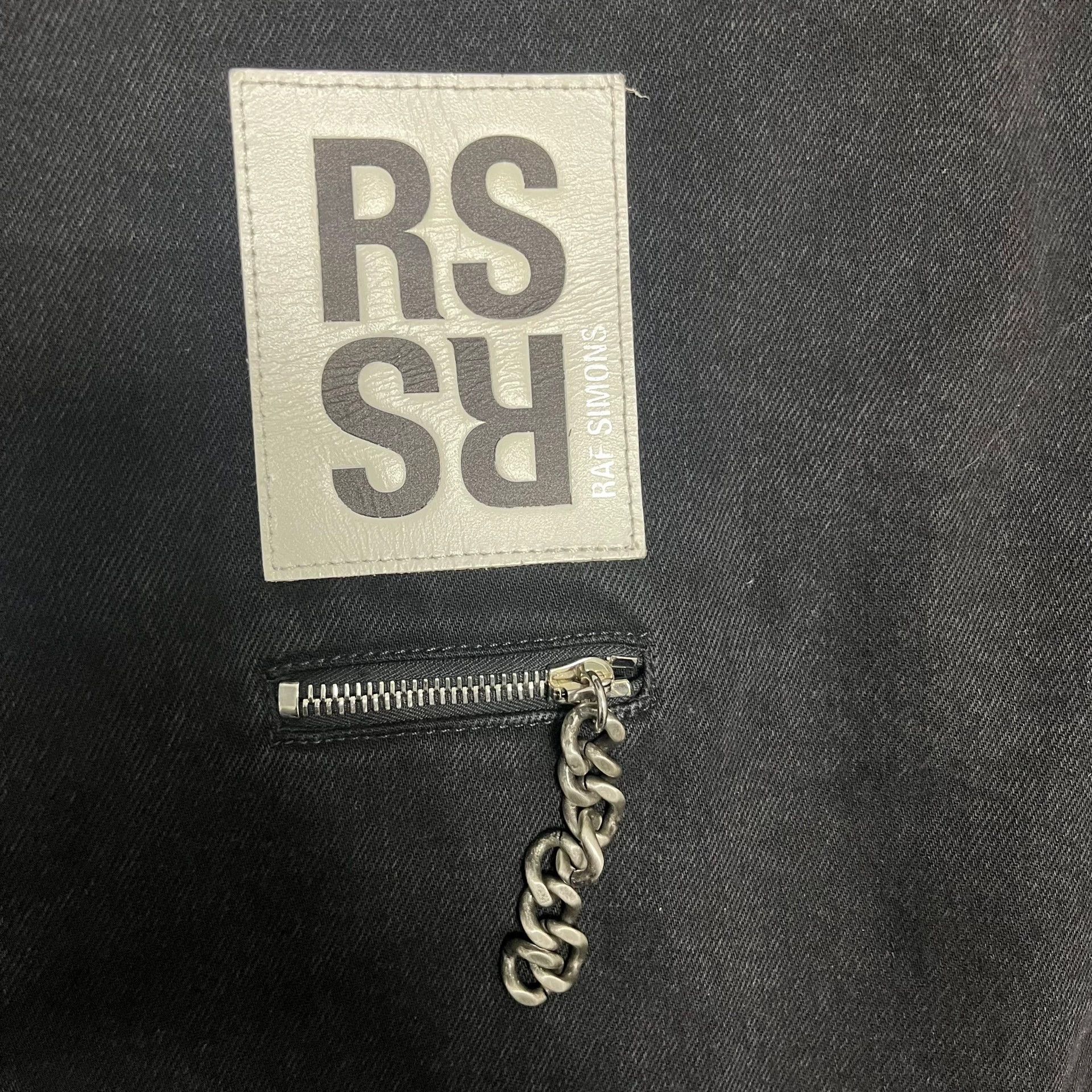 Raf Simons Raf Simons Zipper leather large profile wash jeans jacket Size US M / EU 48-50 / 2 - 3 Thumbnail