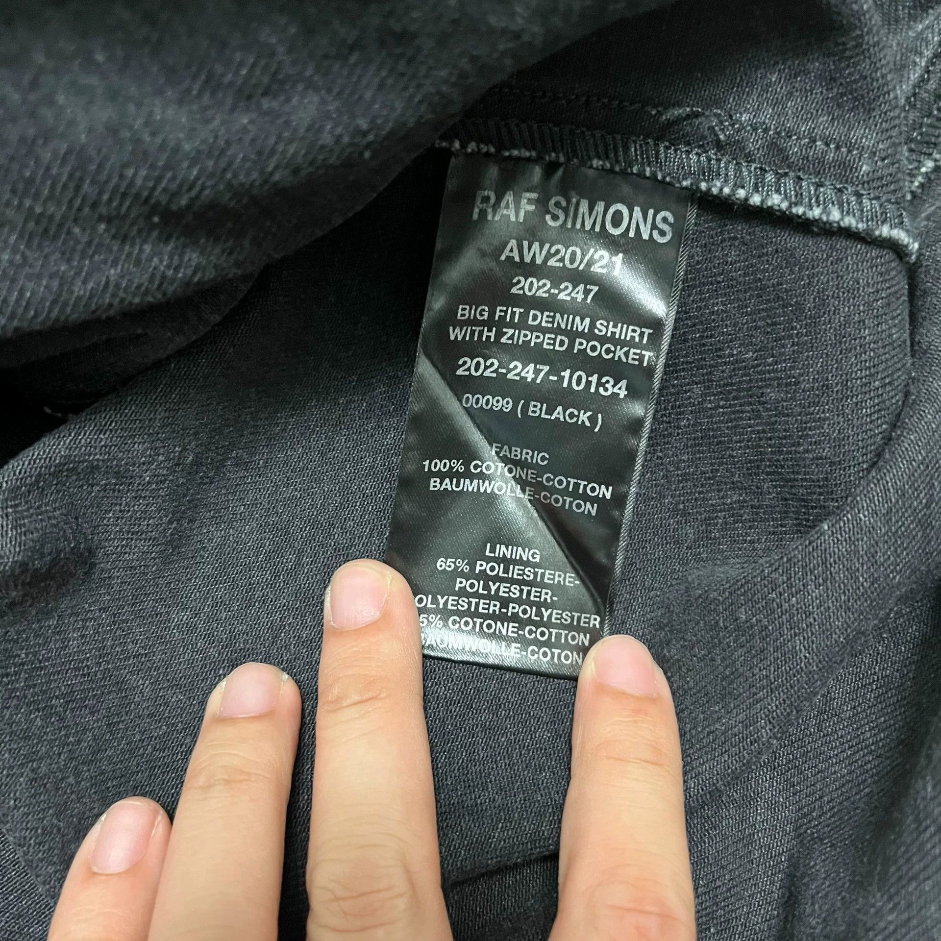 Raf Simons Raf Simons Zipper leather large profile wash jeans jacket Size US M / EU 48-50 / 2 - 6 Thumbnail