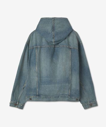 Balenciaga Hooded Denim Jacket Size US M / EU 48-50 / 2 - 2 Thumbnail