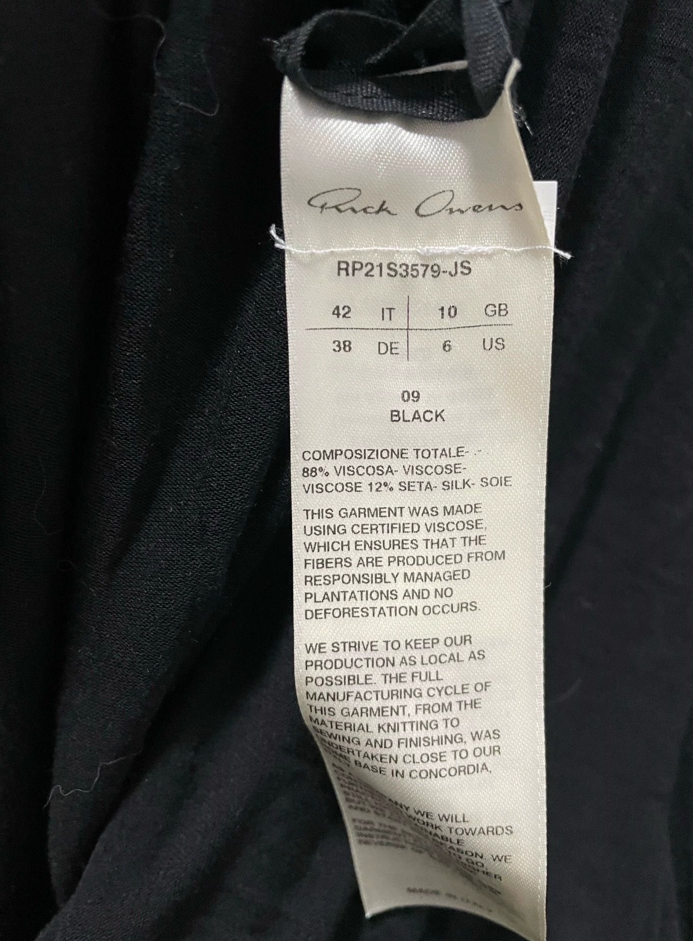 Rick Owens Rick Owens Silk long pleated robe cloak Size US L / EU 52-54 / 3 - 4 Thumbnail