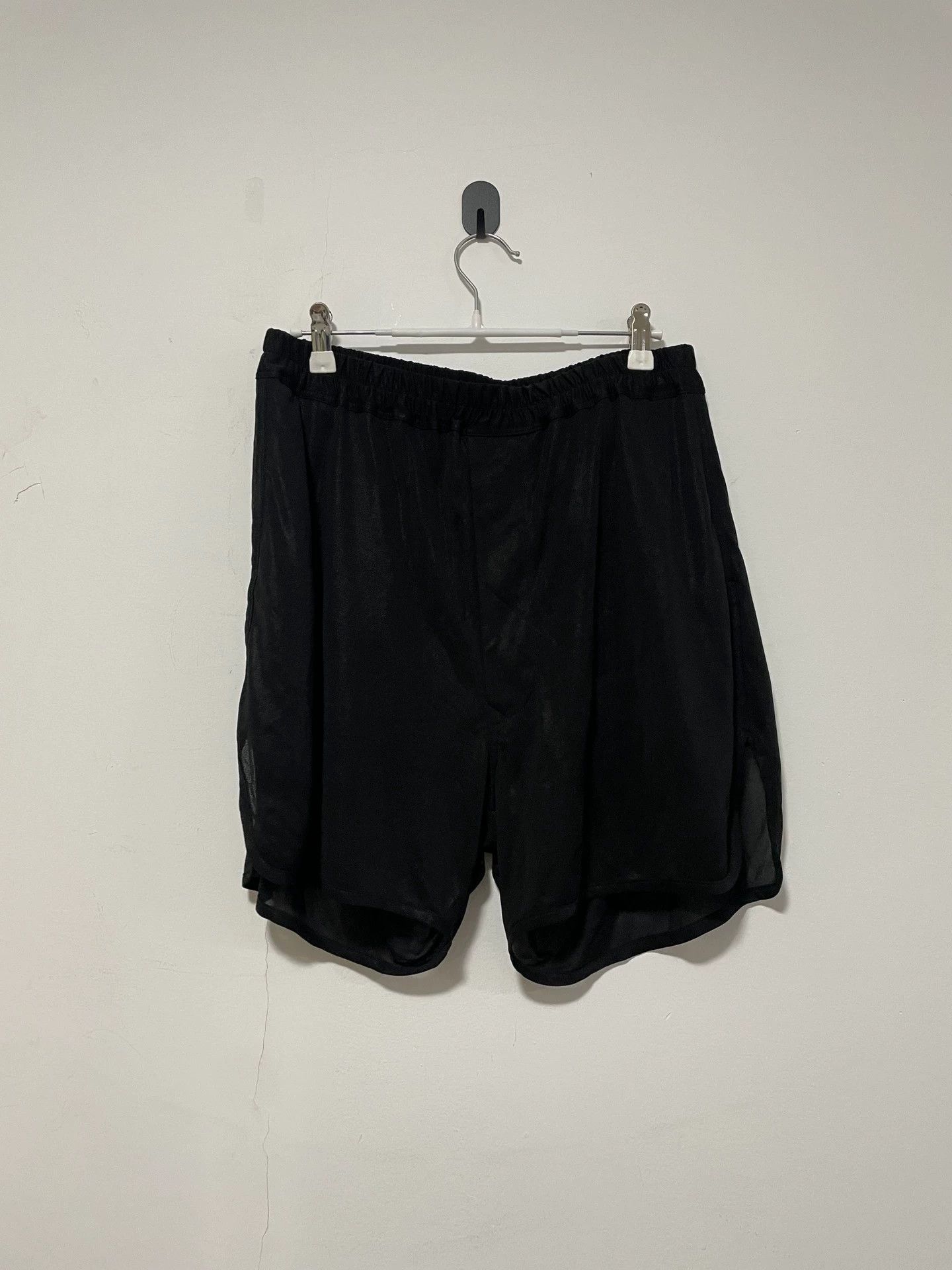Rick Owens Rick Owens Show Silk Split Boxing Shorts Size US 36 / EU 52 - 2 Thumbnail