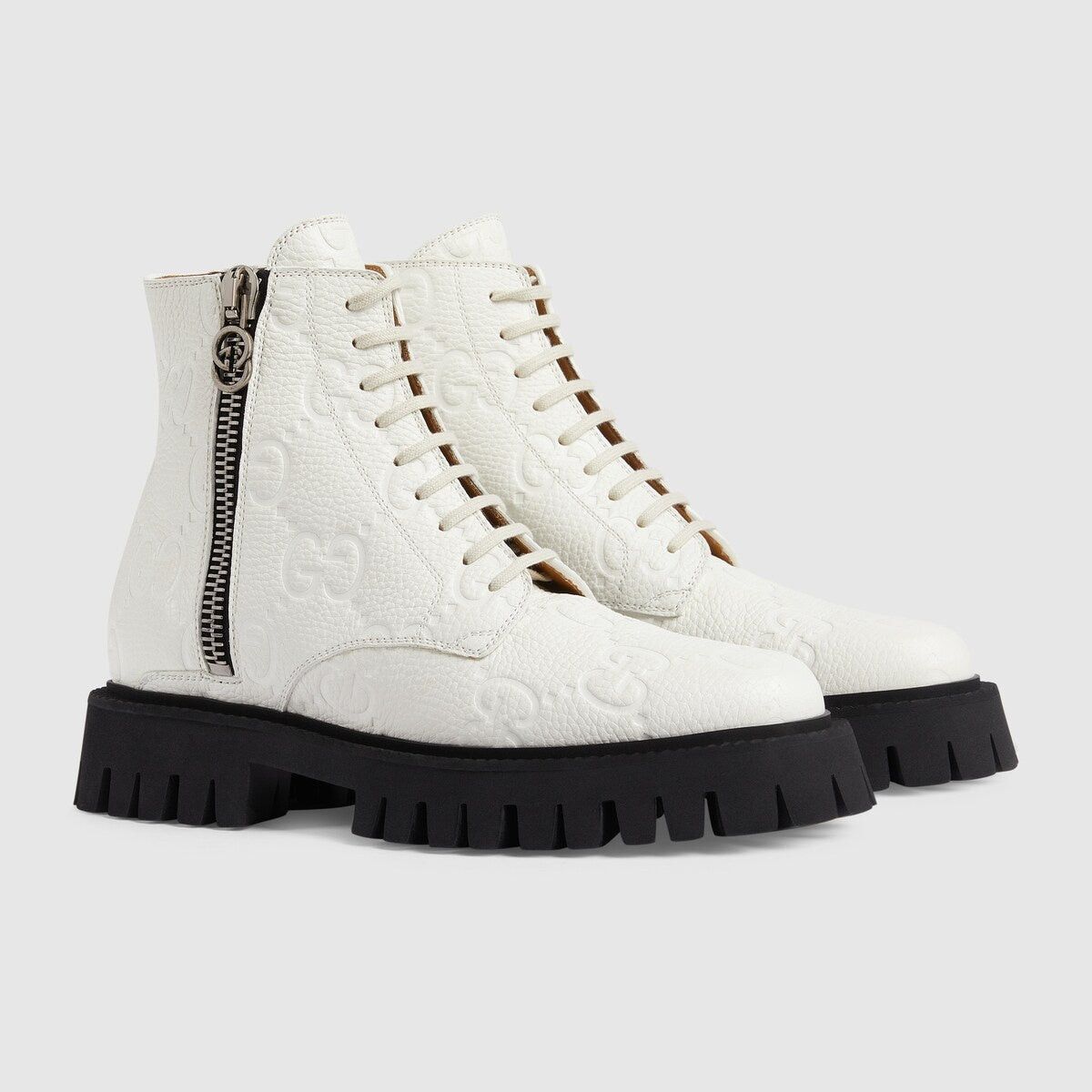 Gucci Gucci GG Leather Boots SIZE 38 Size ONE SIZE - 2 Thumbnail