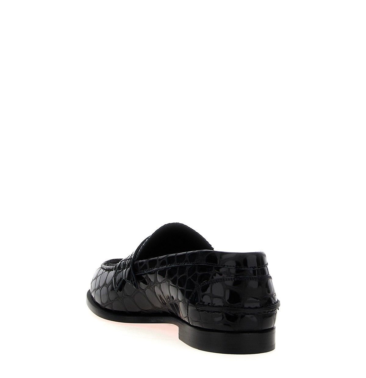 Christian Louboutin CHRISTIAN LOUBOUTIN PENNY LEATHER LOAFERS SIZE 37.5 Size ONE SIZE - 3 Thumbnail