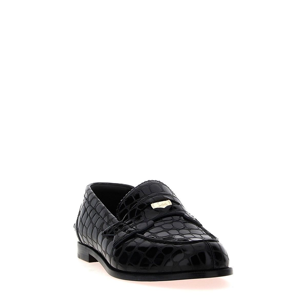 Christian Louboutin CHRISTIAN LOUBOUTIN PENNY LEATHER LOAFERS SIZE 40 Size ONE SIZE - 2 Thumbnail
